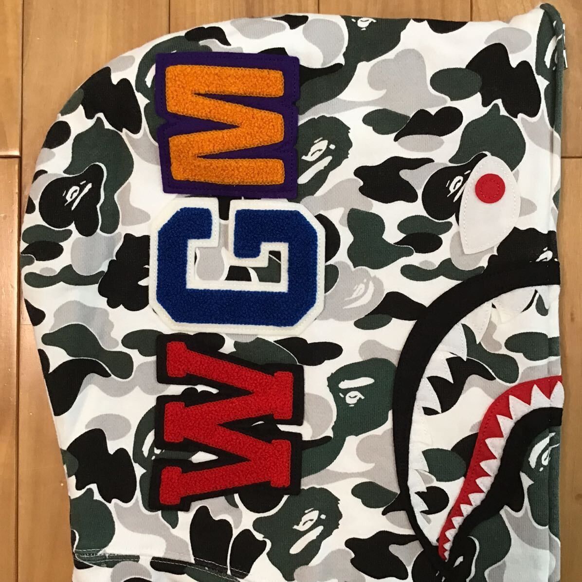 Bape × Nigo 🔥Kyoto city camo🔥 BAPE shark full zip hoodie a bathing ape Size US L / EU 52-54 / 3 - 4 Thumbnail