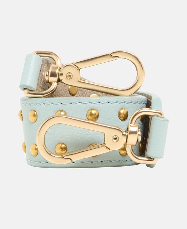 See by Chloe STRAP, Icy Blue, Single size Leather shoulder strap Size ONE SIZE - 1 Thumbnail