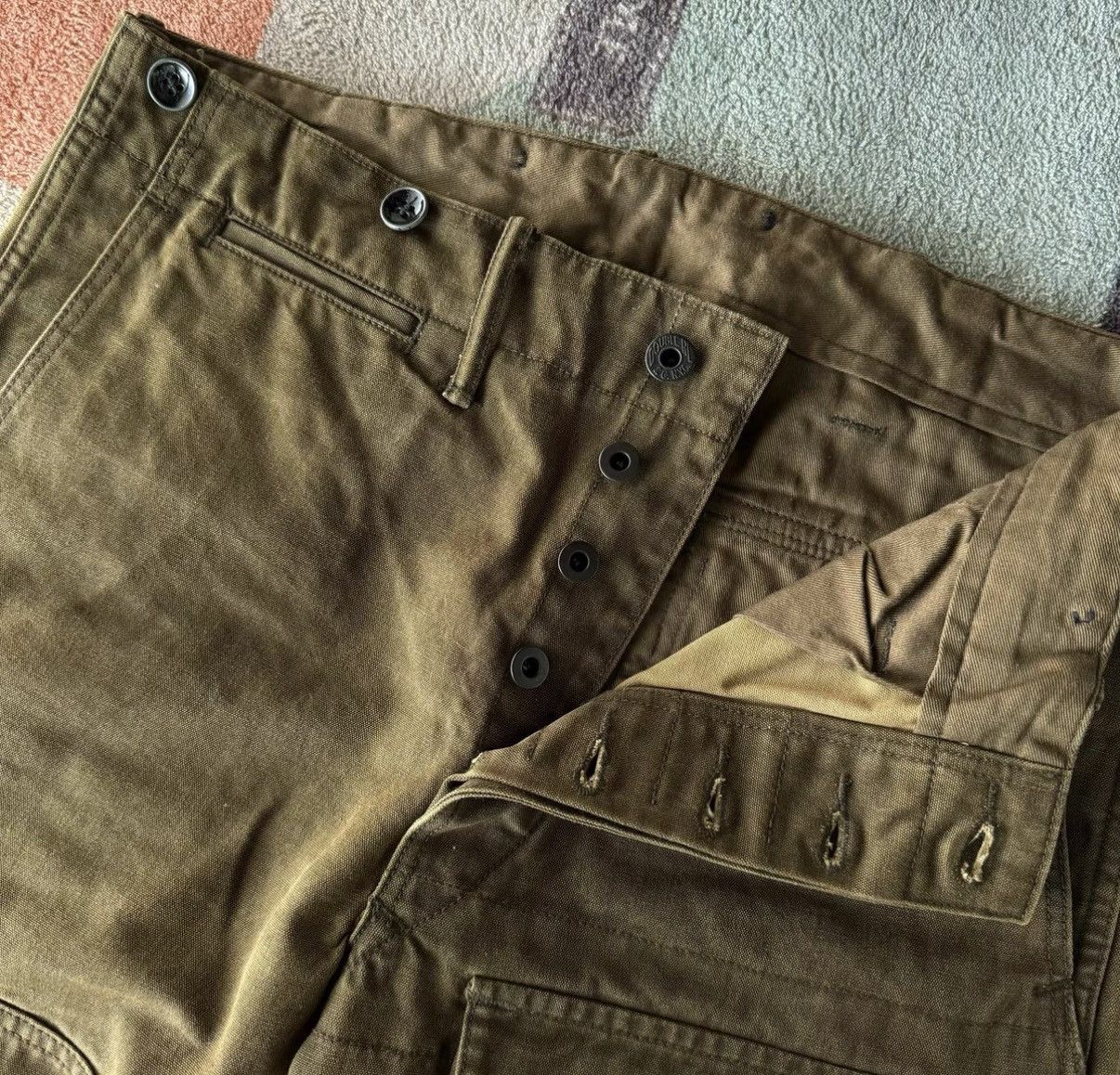 RRL Ralph Lauren RRL Ralph Lauren Double RL Canvas Work Pants K22 Size US 29 - 4 Thumbnail