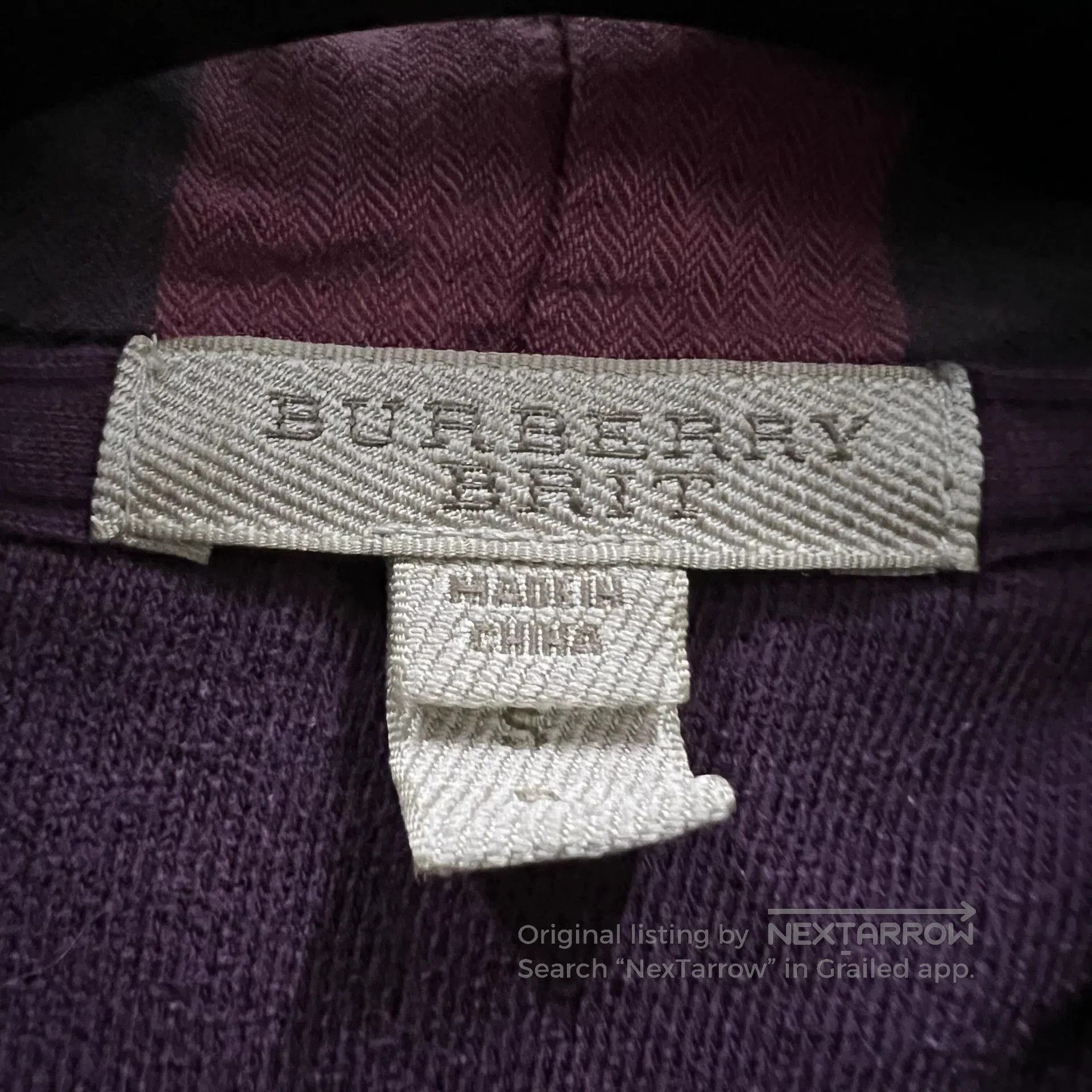 Burberry Burberry Purple Zip Hoodie S . Size US S / EU 44-46 / 1 - 4 Thumbnail