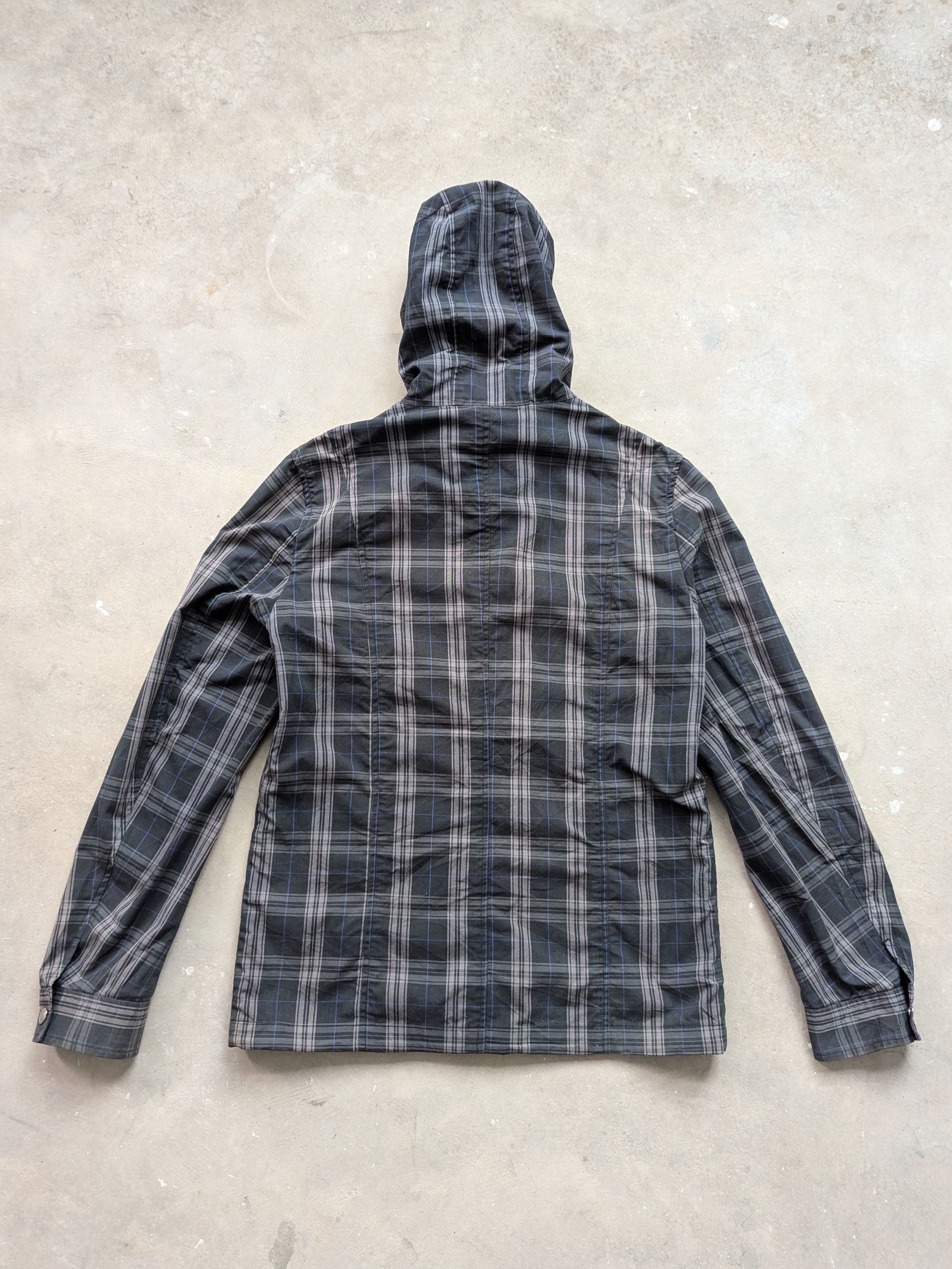 Japanese Brand × Vintage × semanticdesign Vintage 90s Semantic Design Hoodie Jacket Checkered Size M / US 6-8 / IT 42-44 - 17 Thumbnail