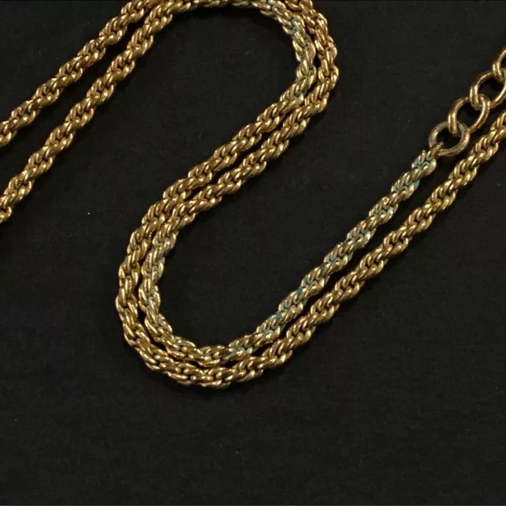 Dior Christian Dior gold perfume bottle necklace with Dior logo Size ONE SIZE - 6 Thumbnail