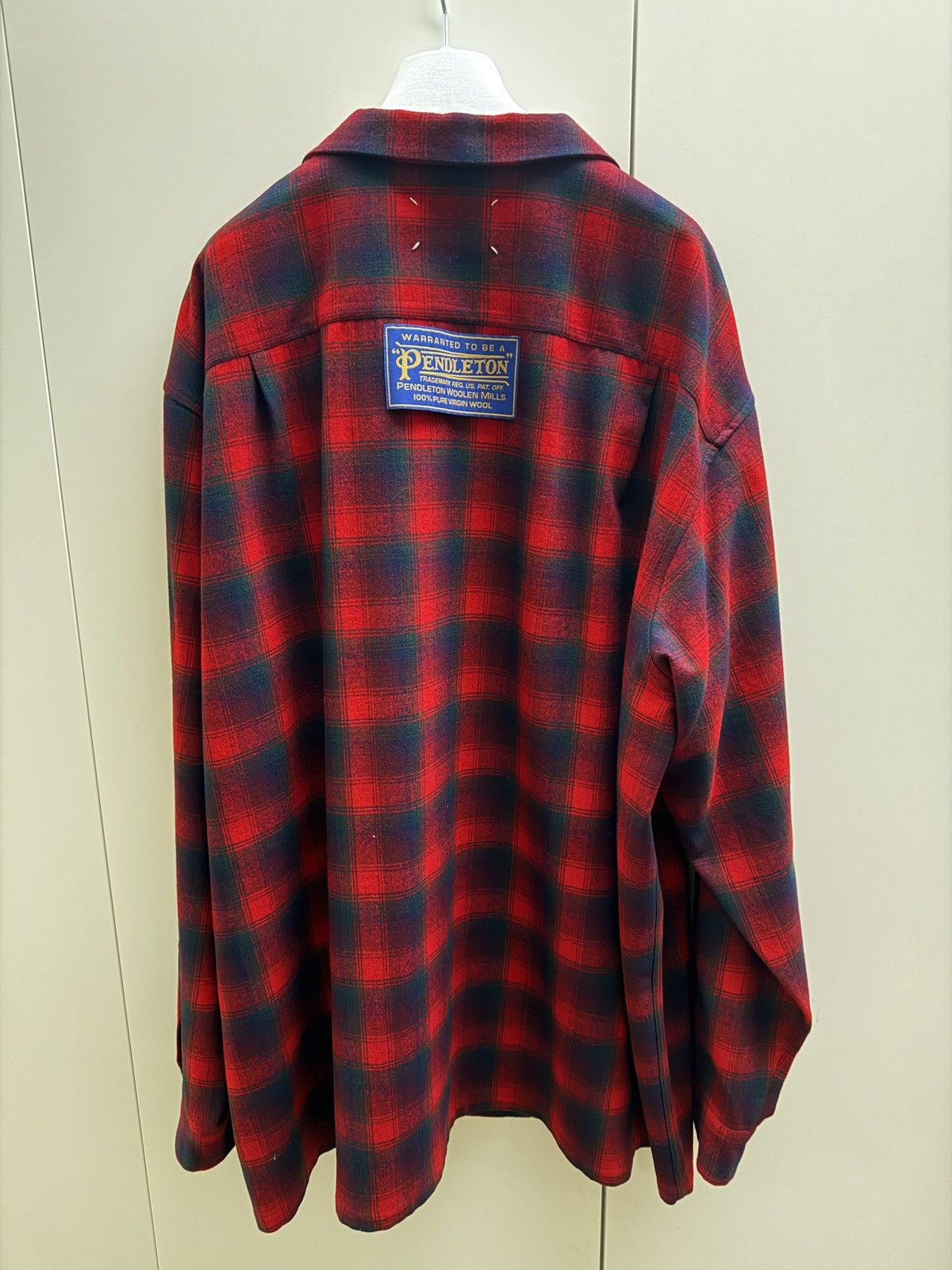 Maison Margiela Pendleton Wool Check Shirt Size US L / EU 52-54 / 3 - 2 Thumbnail