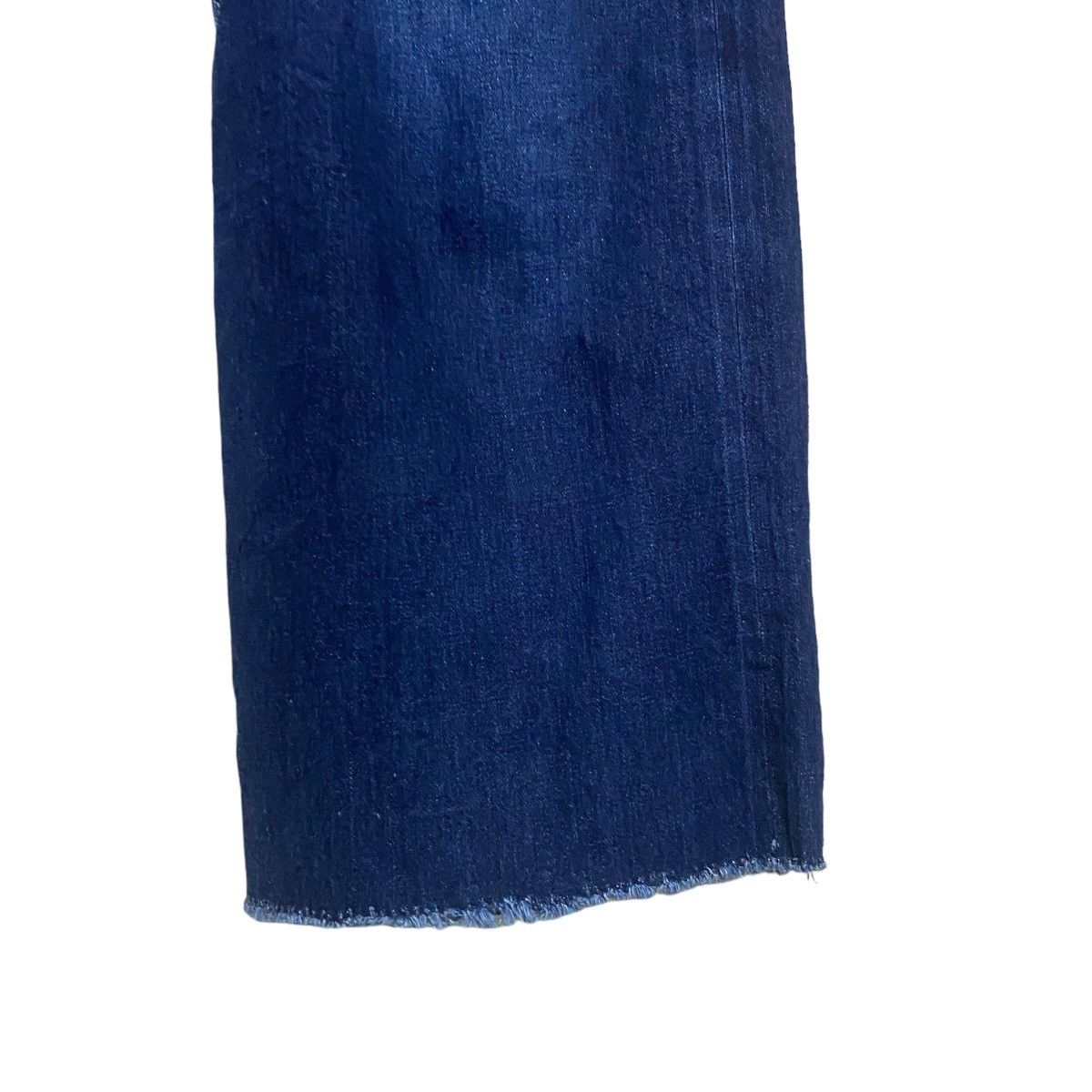 Yohji Yamamoto Vintage Yohji Yamamoto Pour Homme Asymmetrical Cropped Jeans Size US 32 / EU 48 - 8 Thumbnail