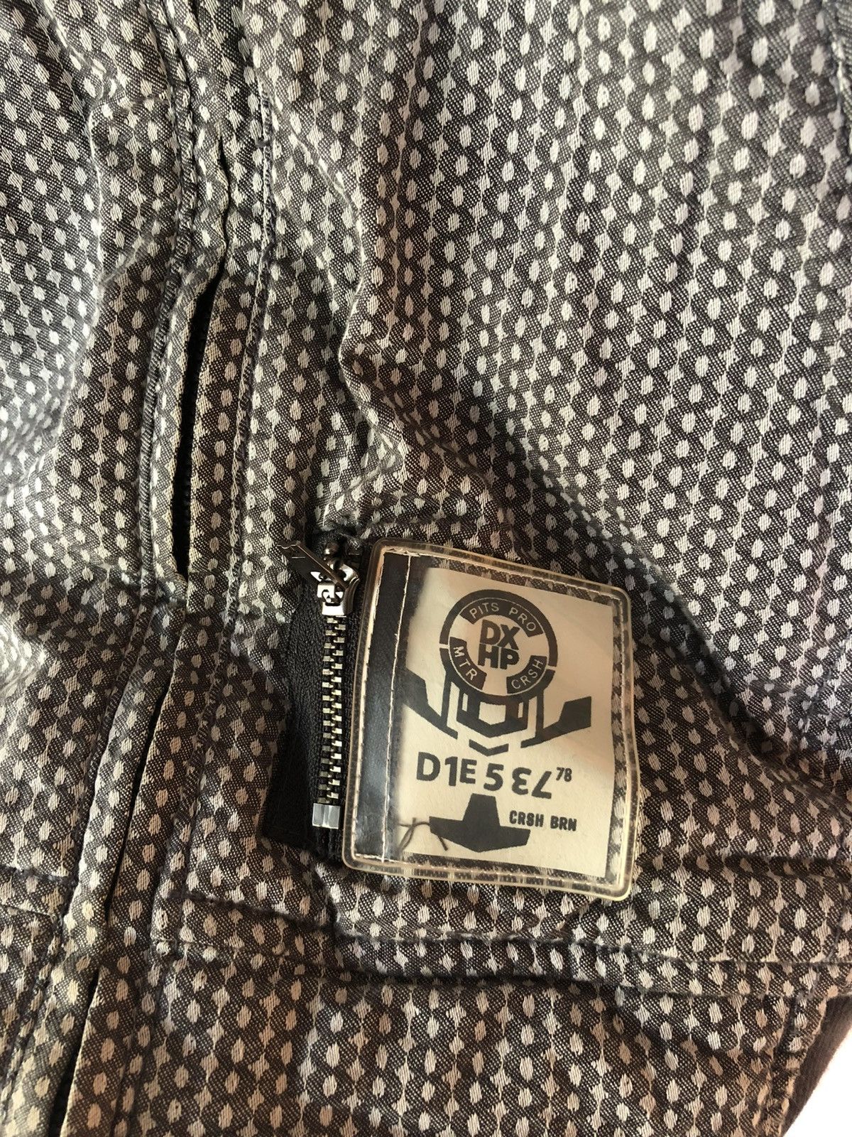 Diesel Vintage Diesel Houndstooth Embroidered Denim Jacket Size US S / EU 44-46 / 1 - 6 Thumbnail