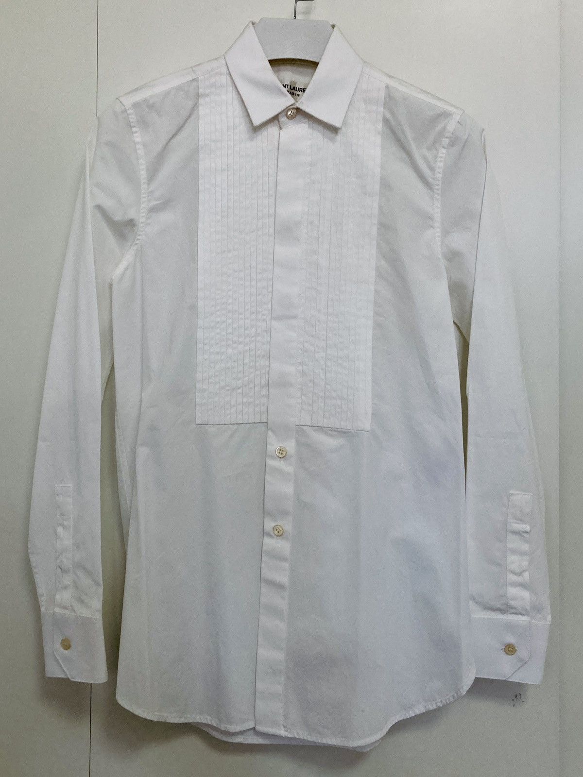 Saint Laurent Paris SAINT LAURENT PARIS BY HEDI SLIMANE PLEATED BIB TUXEDO SHIRT Size XS / US 0-2 / IT 36-38 - 1 Thumbnail