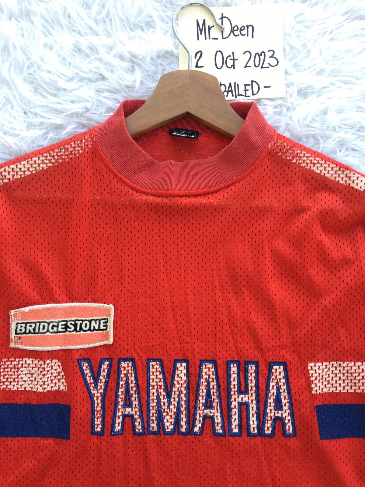 Vintage Rare Vintage Yamaha Bridgestone Longsleeve Jersey Size US L / EU 52-54 / 3 - 6 Thumbnail
