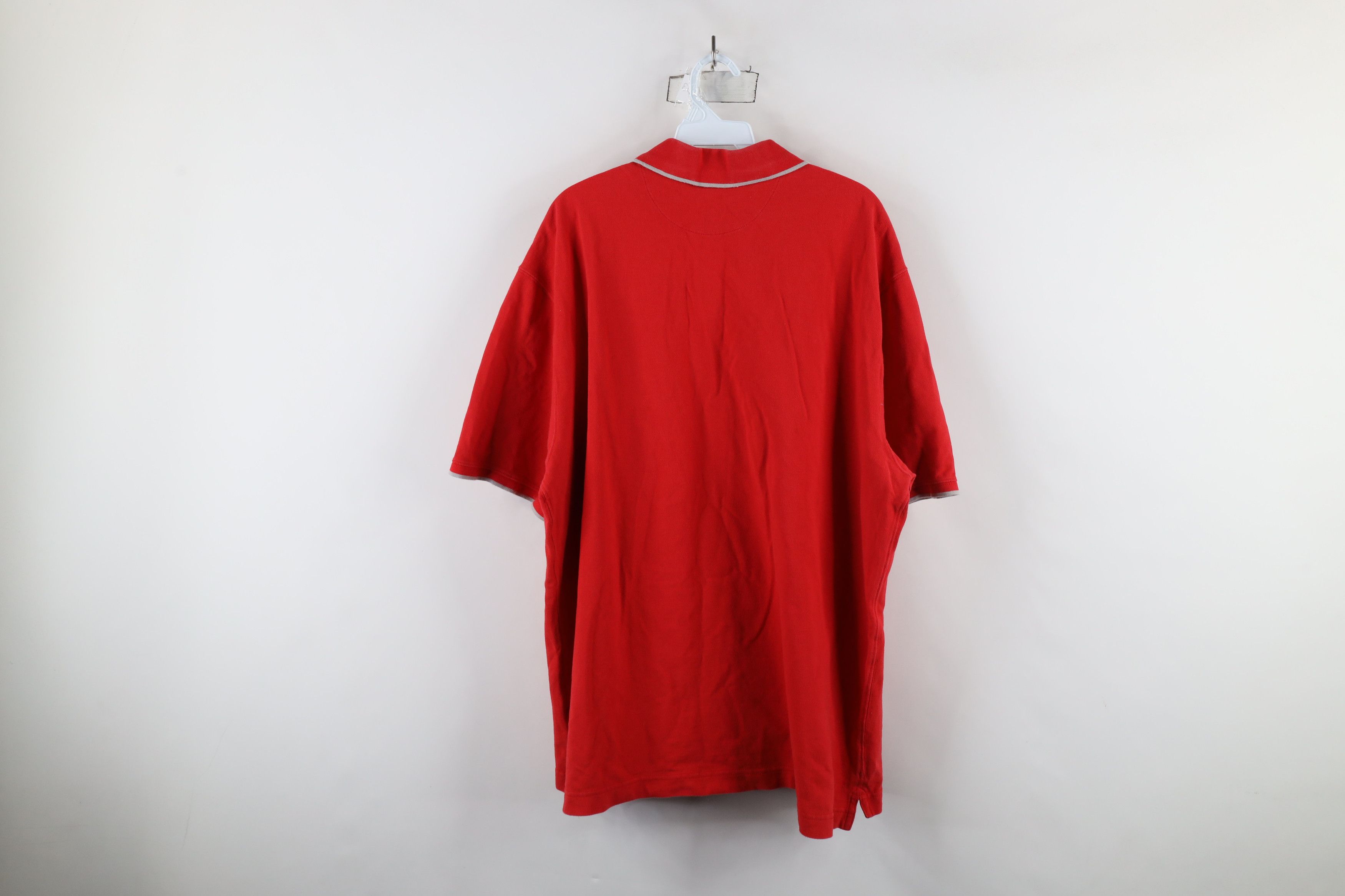 Nike × Vintage Vintage Nike Scott Mini Swoosh Ohio State University Polo Size US XXL / EU 58 / 5 - 13 Thumbnail