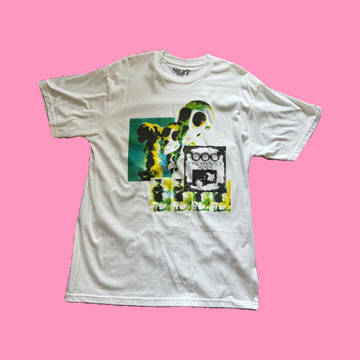 Japanese Brand Silet skull graphic oversized white t shirt Size US L / EU 52-54 / 3 - 1 Preview