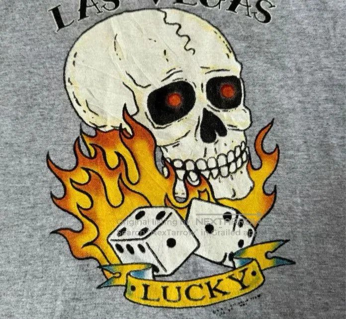 Hanes Hanes Vintage Skull Print Heavyweight T-shirt. Size US M / EU 48-50 / 2 - 1 Thumbnail