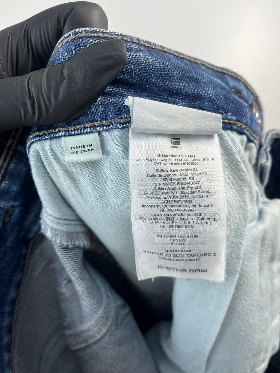 G-Star G-Star Raw Scutar 3D Slim Tapered Jeans Blue Denim Size W31 Size US 32 / EU 48 - 6 Thumbnail
