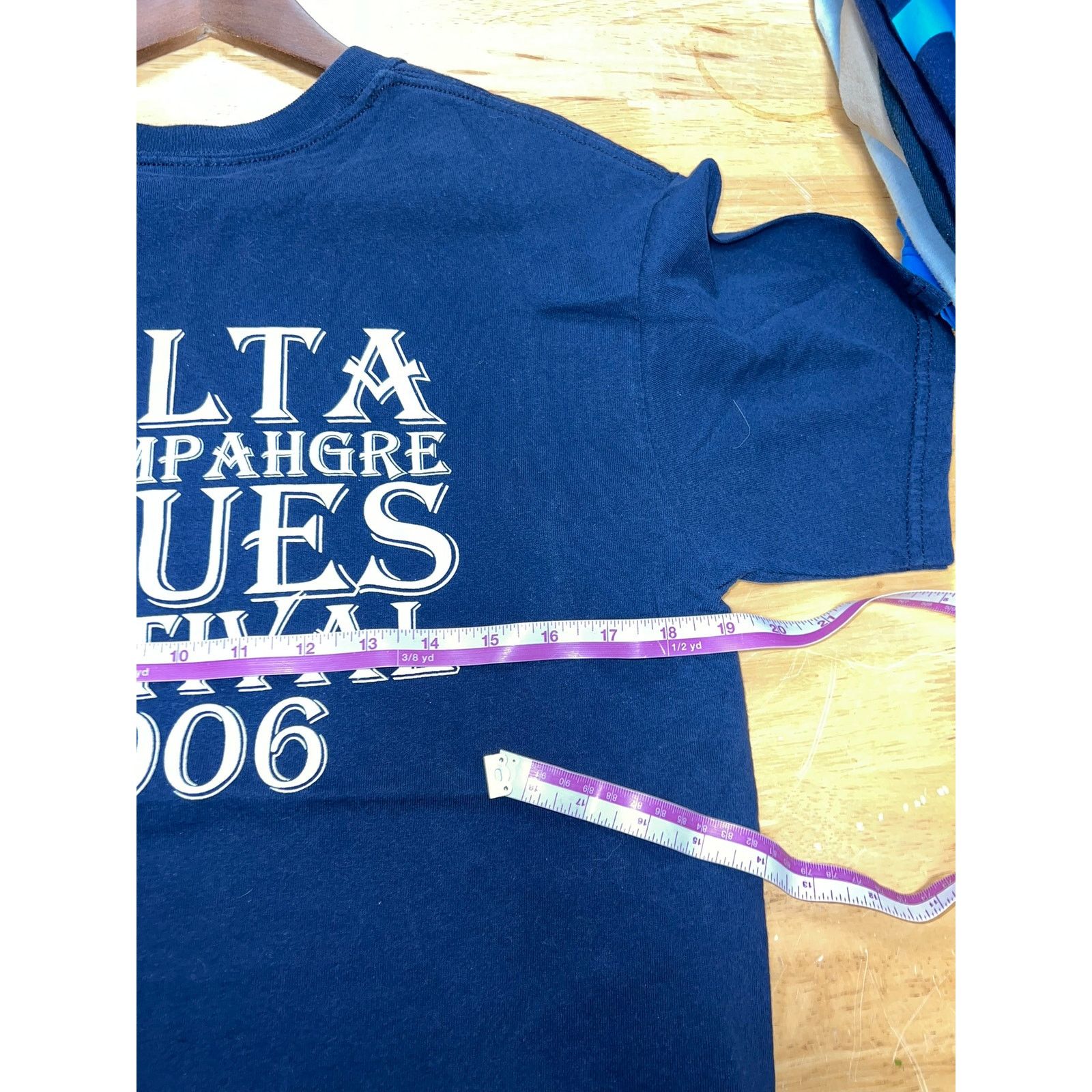 Gildan Delta Uncompahgre Blues Festival Shirt 2006 Blue Music Tee M Size US M / EU 48-50 / 2 - 7 Thumbnail