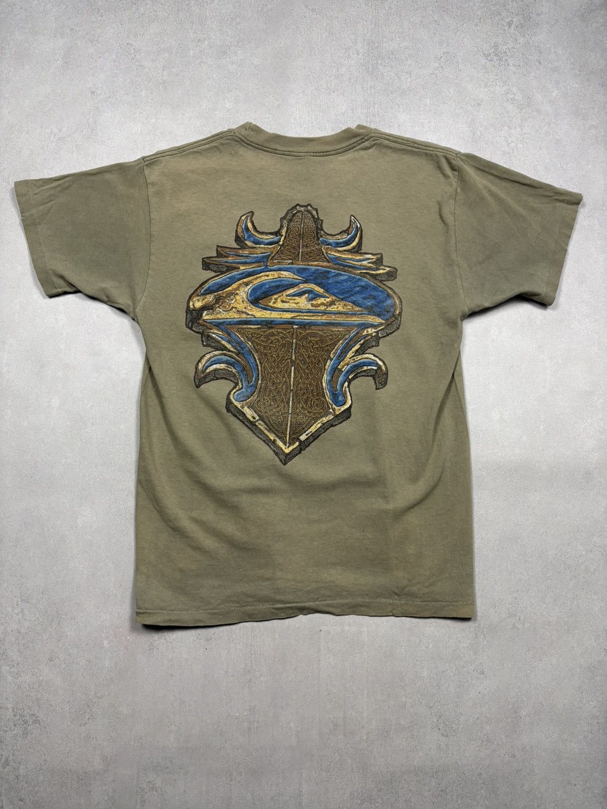 Quicksilver Vintage Faded 90s Quiksilver Big Logo Graphic T-Shirt USA M Size US M / EU 48-50 / 2 - 1 Thumbnail