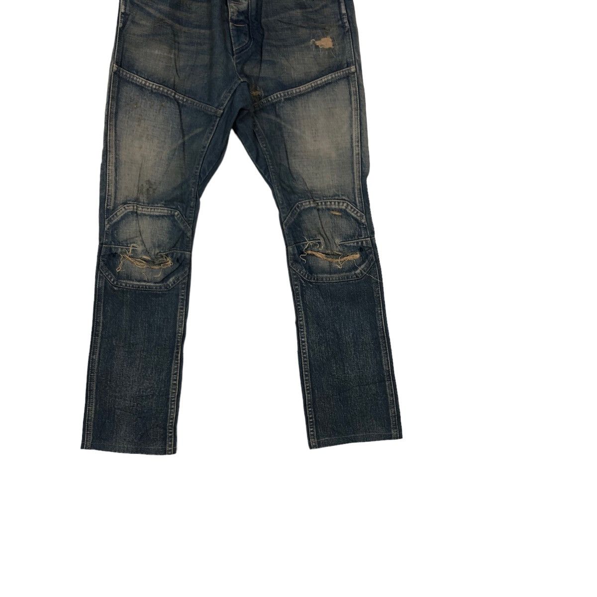 Japanese Brand 🔥90s Rare Distressed Design Jeans Fadthree Hysteric Glamour Size US 26 / EU 42 - 7 Thumbnail
