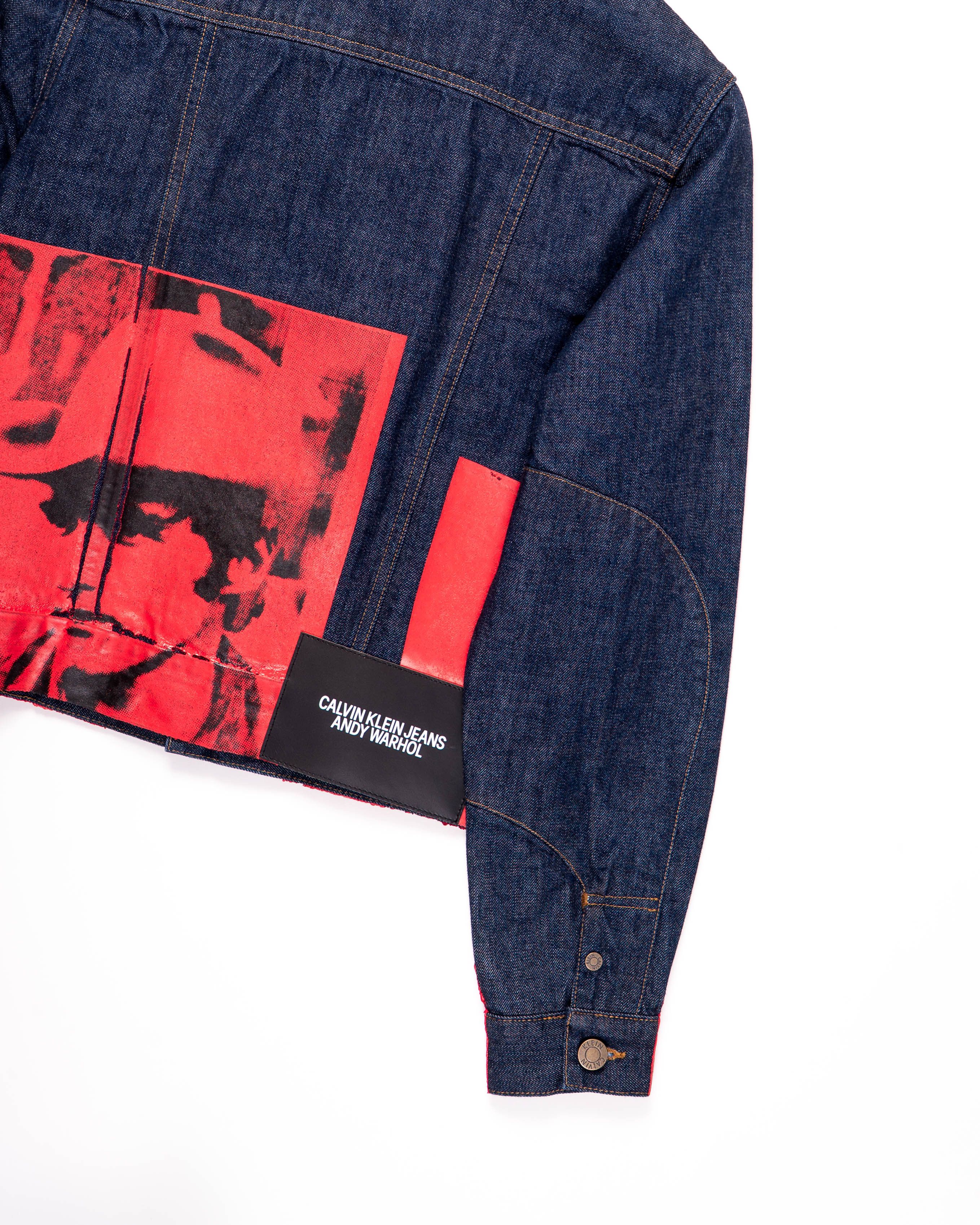 Calvin Klein 205W39NYC SS18 Dennis Hopper Screenprinted Denim Trucker Jacket Size US S / EU 44-46 / 1 - 7 Thumbnail