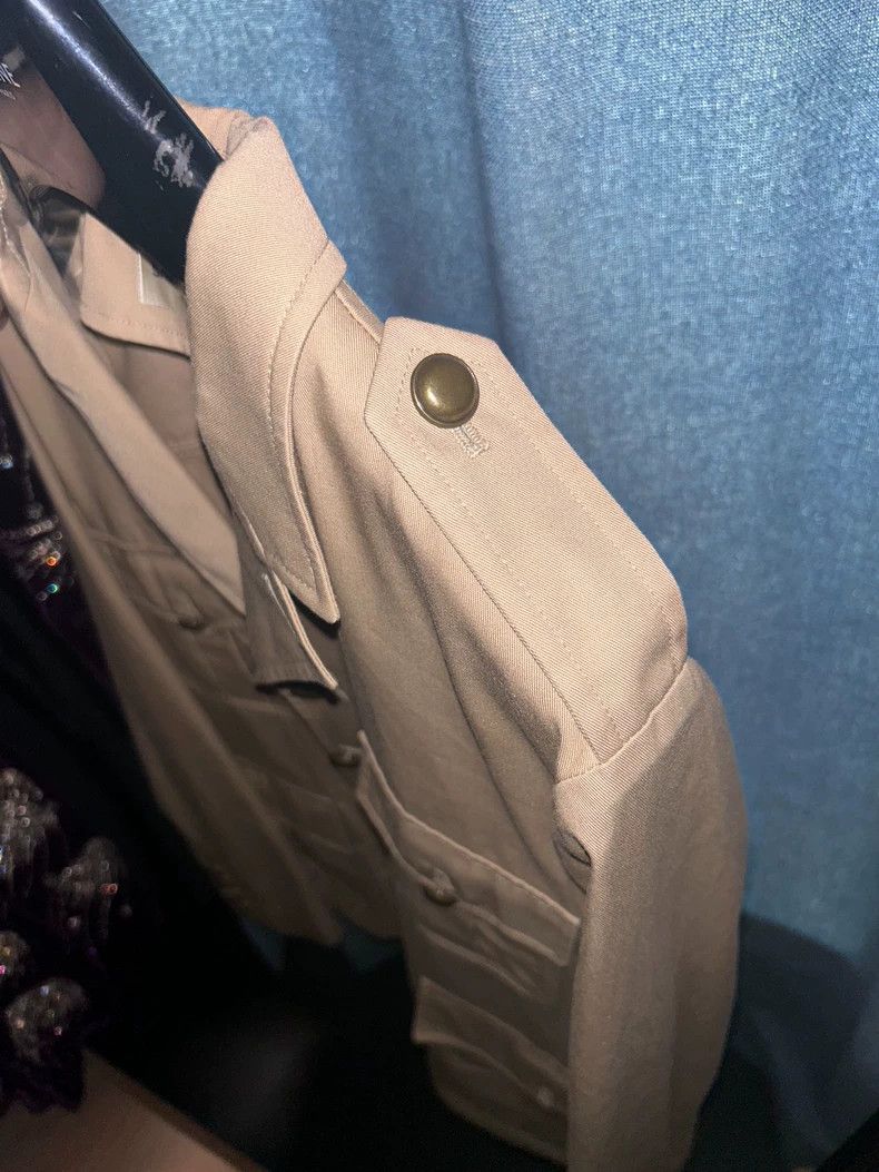 Yves Saint Laurent Saint Laruent 15SS Khaki Safari Jacket 2502-Nextarrow Size US S / EU 44-46 / 1 - 3 Thumbnail