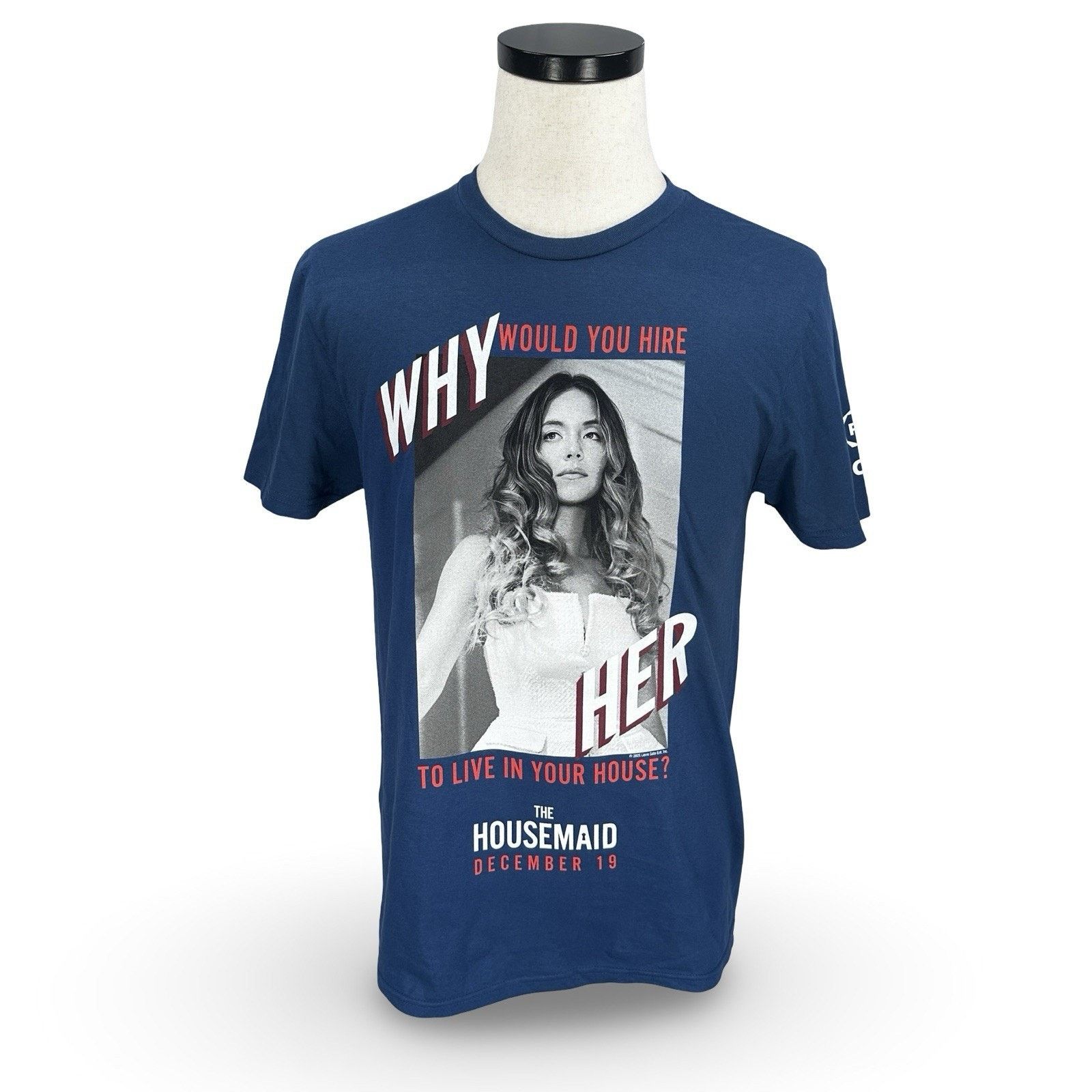 Other The Housemaid Sydney Sweeney Movie Promo T-Shirt Men S Blue Size US S / EU 44-46 / 1 - 1 Thumbnail