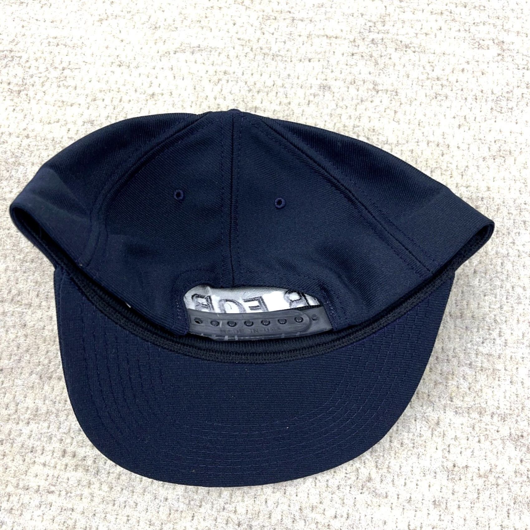 Vintage VINTAGE Eagle Crest US Air Force Hat Cap Snapback One Size Blue Cotton Polyester Knit Men Adult 90s USA Retro Size ONE SIZE - 4 Thumbnail