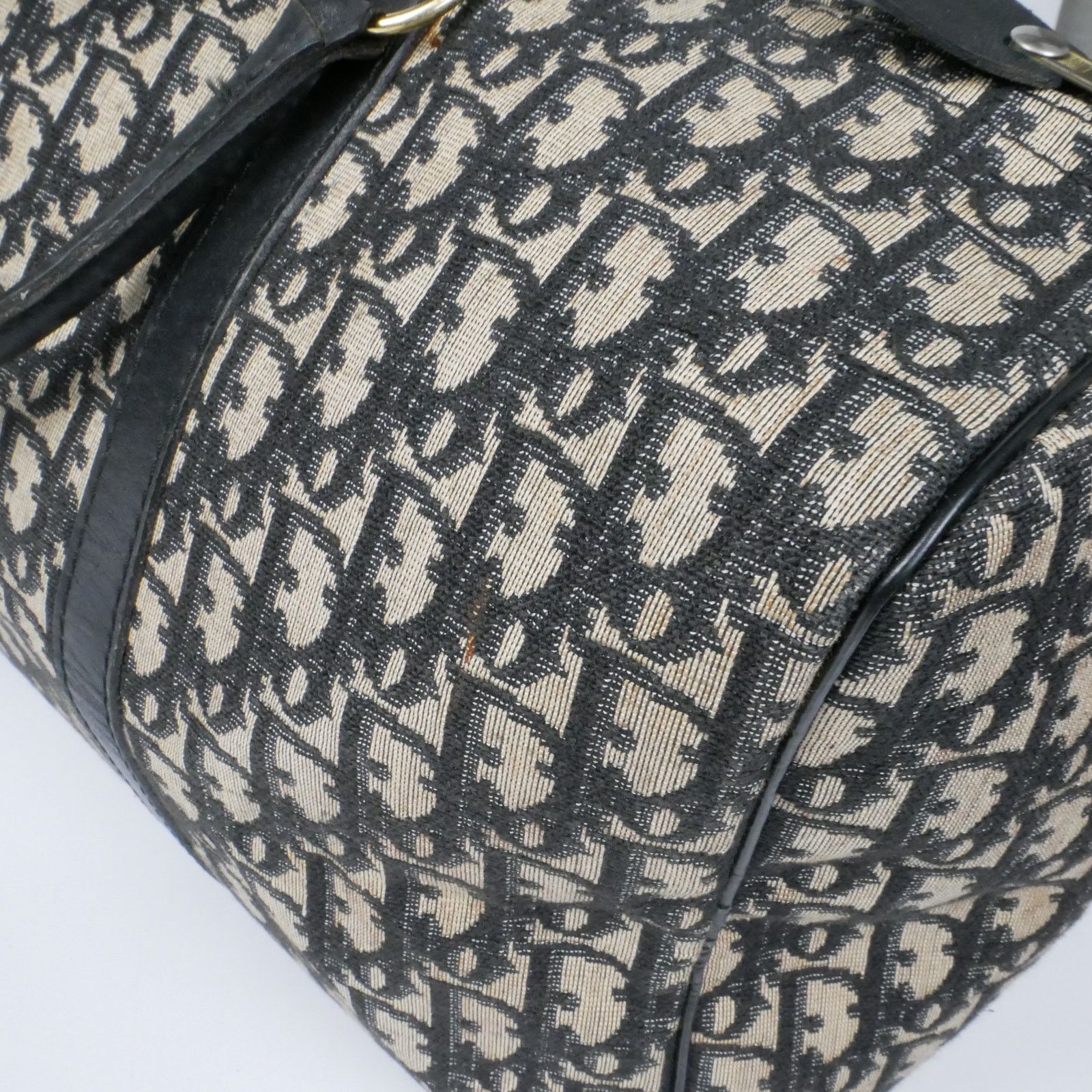 Dior Christian Dior Beige Trotter Monogram Duffle Bag Size ONE SIZE - 8 Thumbnail