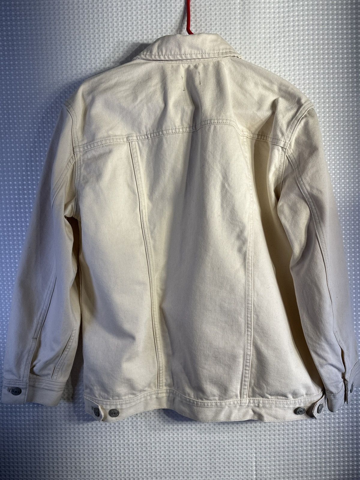 J.Crew J.Crew Classic jean jacket Light Cream Size S / US 4 / IT 40 - 4 Thumbnail