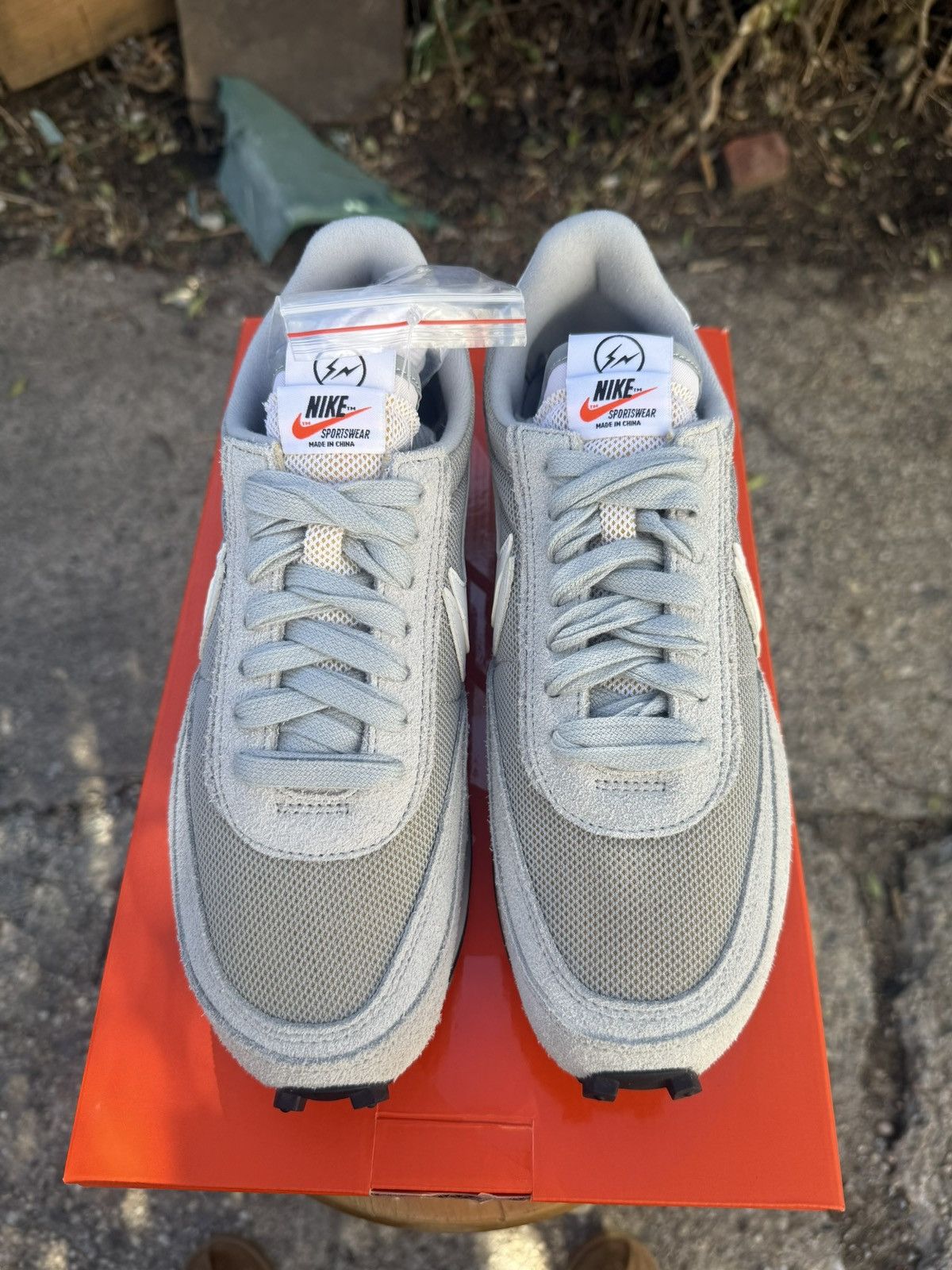 Nike Nike Sacai Fragment LD Waffle “Grey” Size US 9.5 / EU 42-43 - 2 Thumbnail