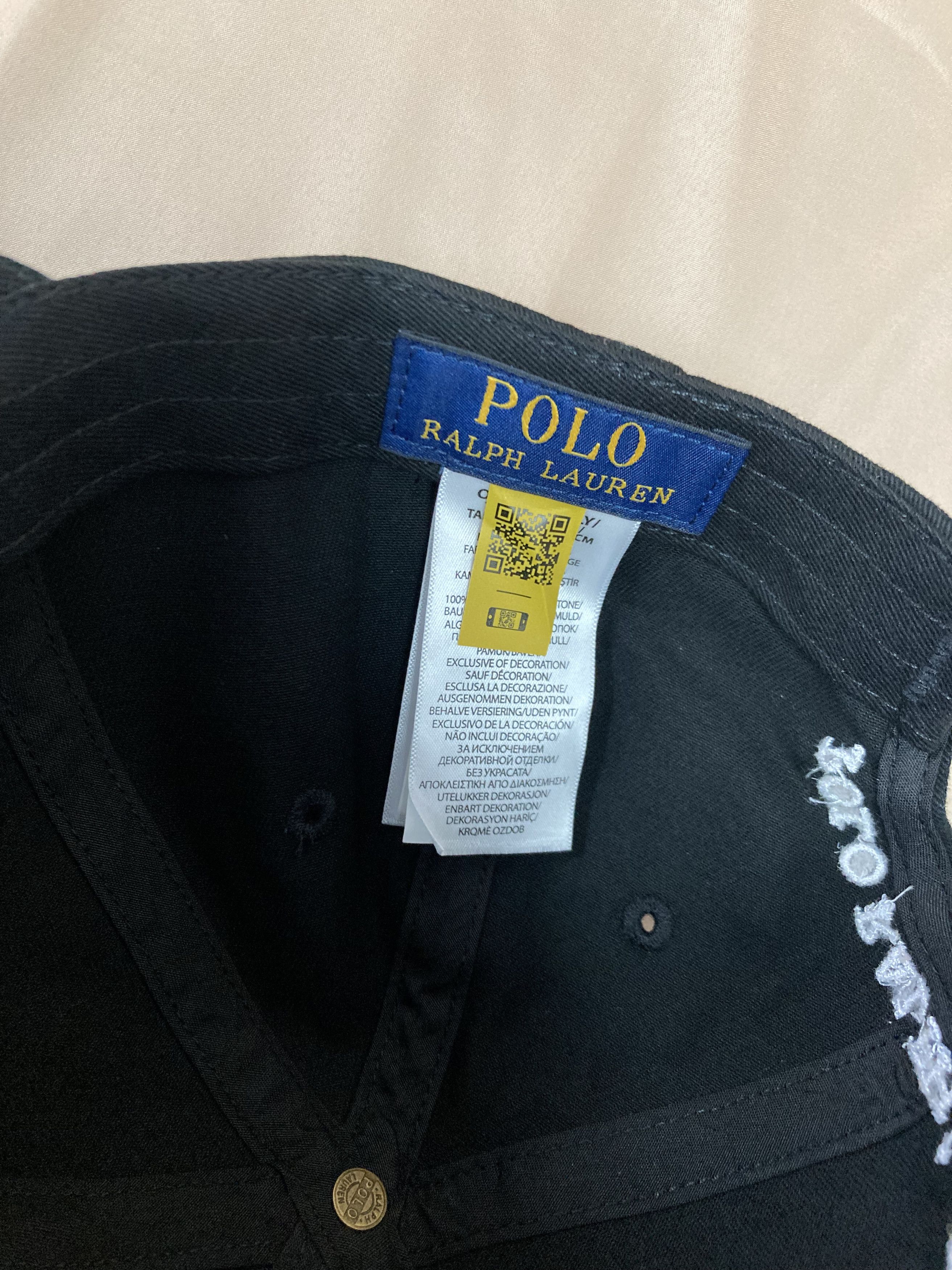 Polo Ralph Lauren black Polo Ralph Lauren Baseball Cap Size ONE SIZE - 8 Thumbnail