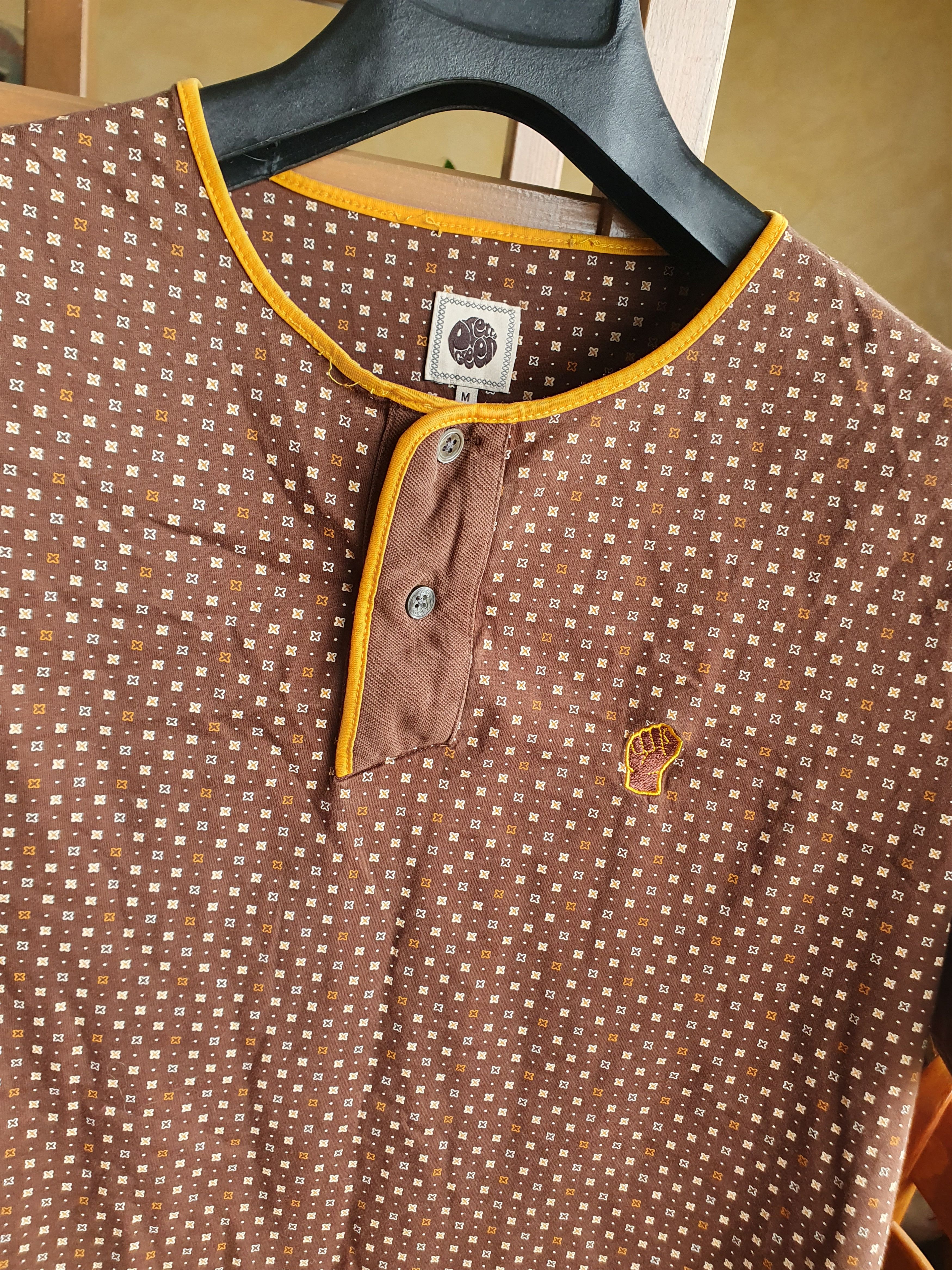 Pretty Green × Swagger Pretty Green Three Button t-shirt sz M Size US M / EU 48-50 / 2 - 3 Thumbnail