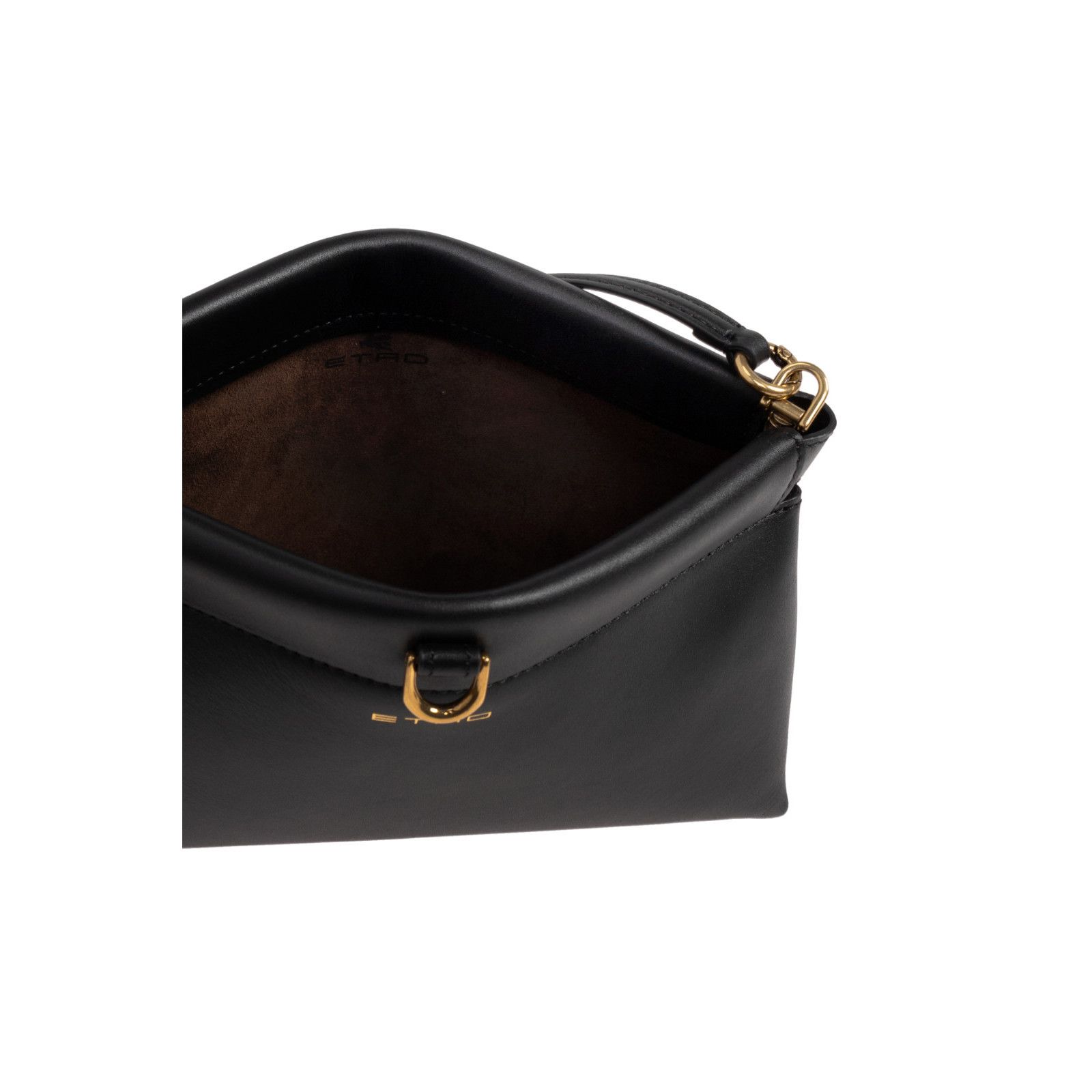 Etro ETRO Mini Talk Black Leather Shoulder Bag New And Authentic Size ONE SIZE - 4 Thumbnail