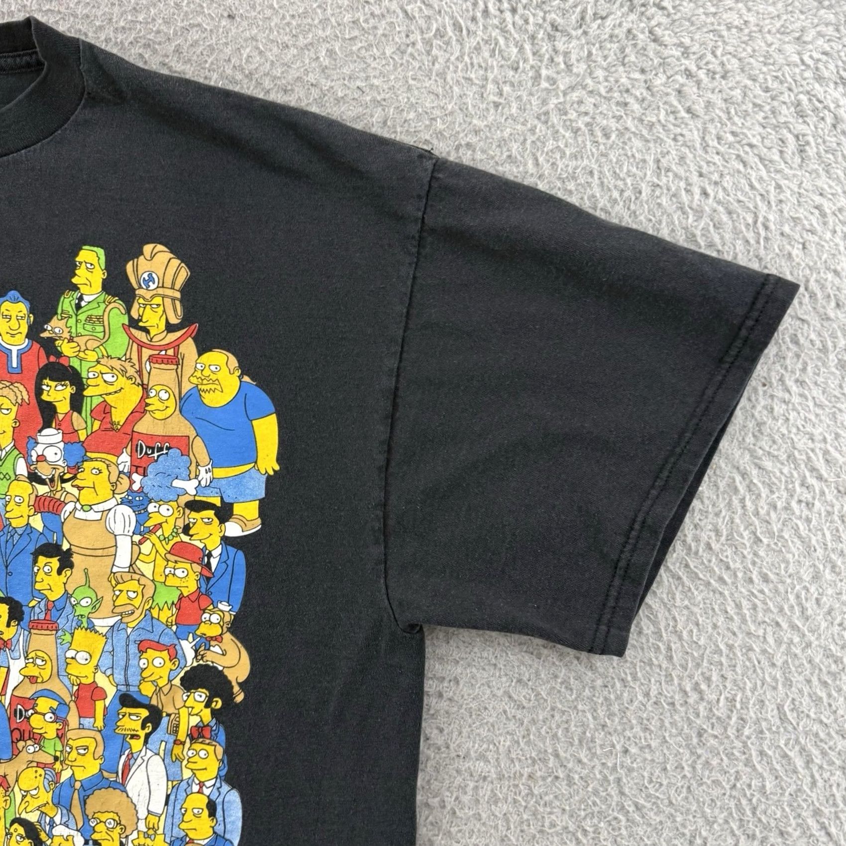 Vintage VINTAGE The Simpsons Shirt Mens XL Black Matt Groening Cartoon Cast Short Sleeve Size US XL / EU 56 / 4 - 5 Thumbnail