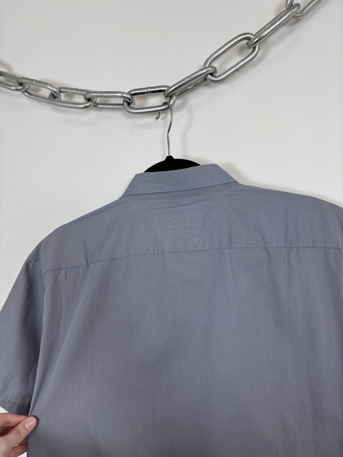 Versace Vintage Versace Classic Men’s Grey Short Sleeve Shirt Size US XL / EU 56 / 4 - 21 Thumbnail