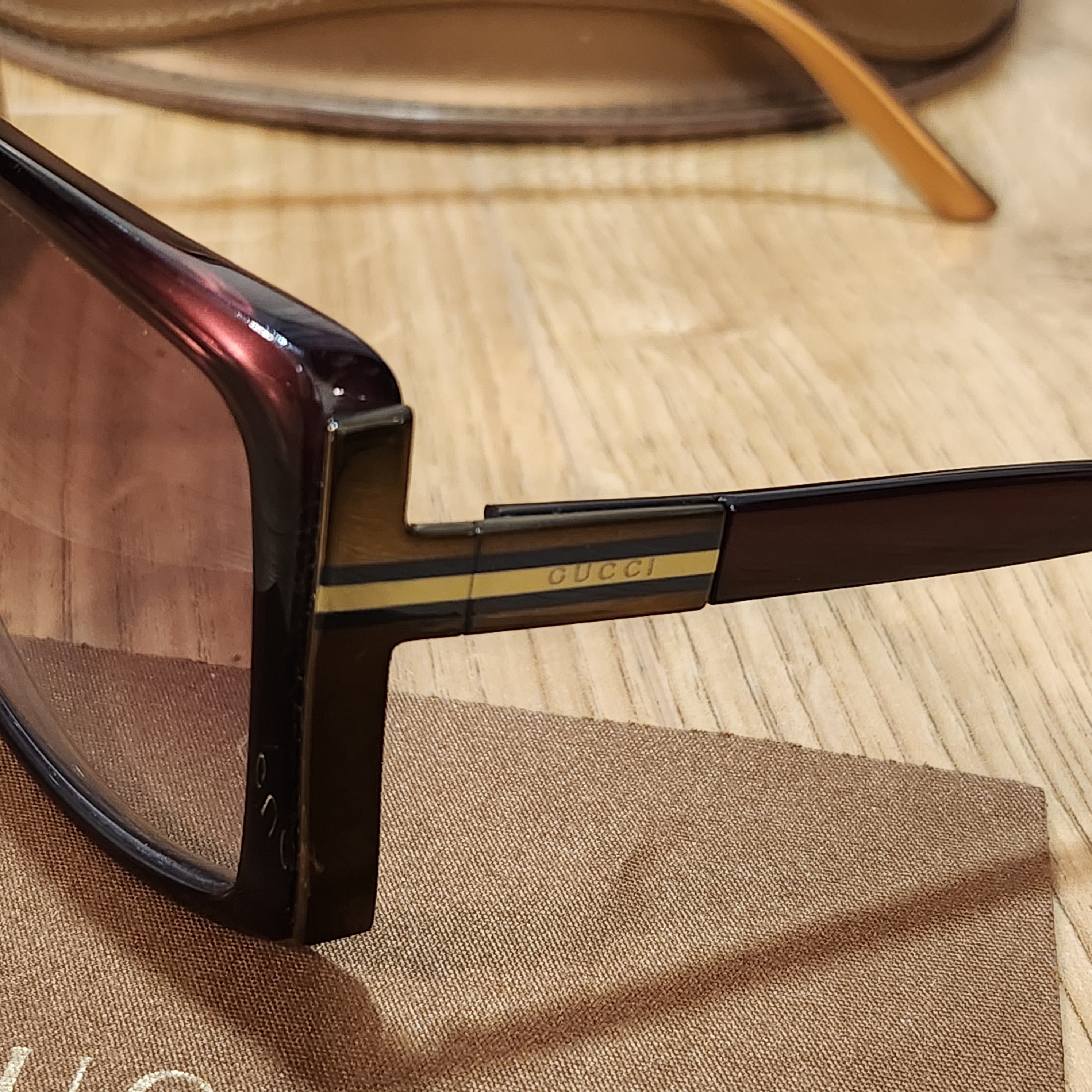 Gucci × Tom Ford × Vintage Gucci 3128/s logo sunglasses Size ONE SIZE - 2 Thumbnail