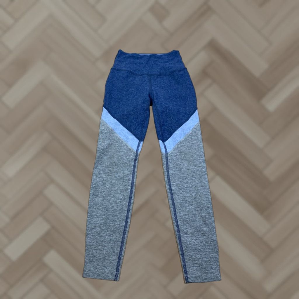 Beyond Yoga Leggings Womens XS Blue Activewear Spacedye Casual 10477