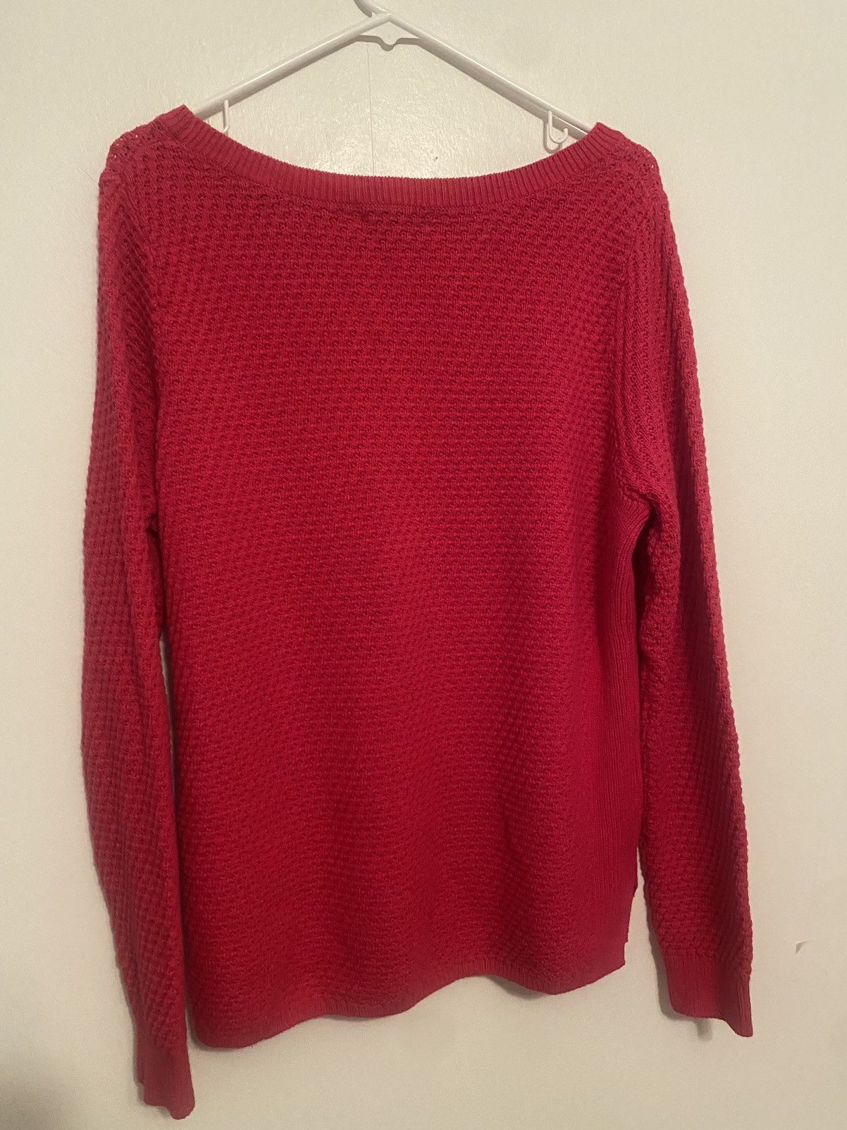 Lands' End New bright pink lands end basket weave sweater size large Size L / US 10 / IT 46 - 5 Thumbnail