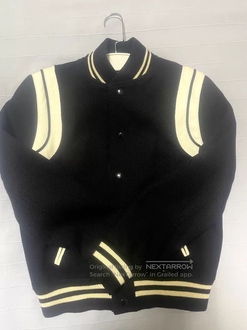 Saint Laurent Paris Saint Laurent Paris Black and White Baseball Jacket i Size XS / US 0-2 / IT 36-38 - 1 Thumbnail