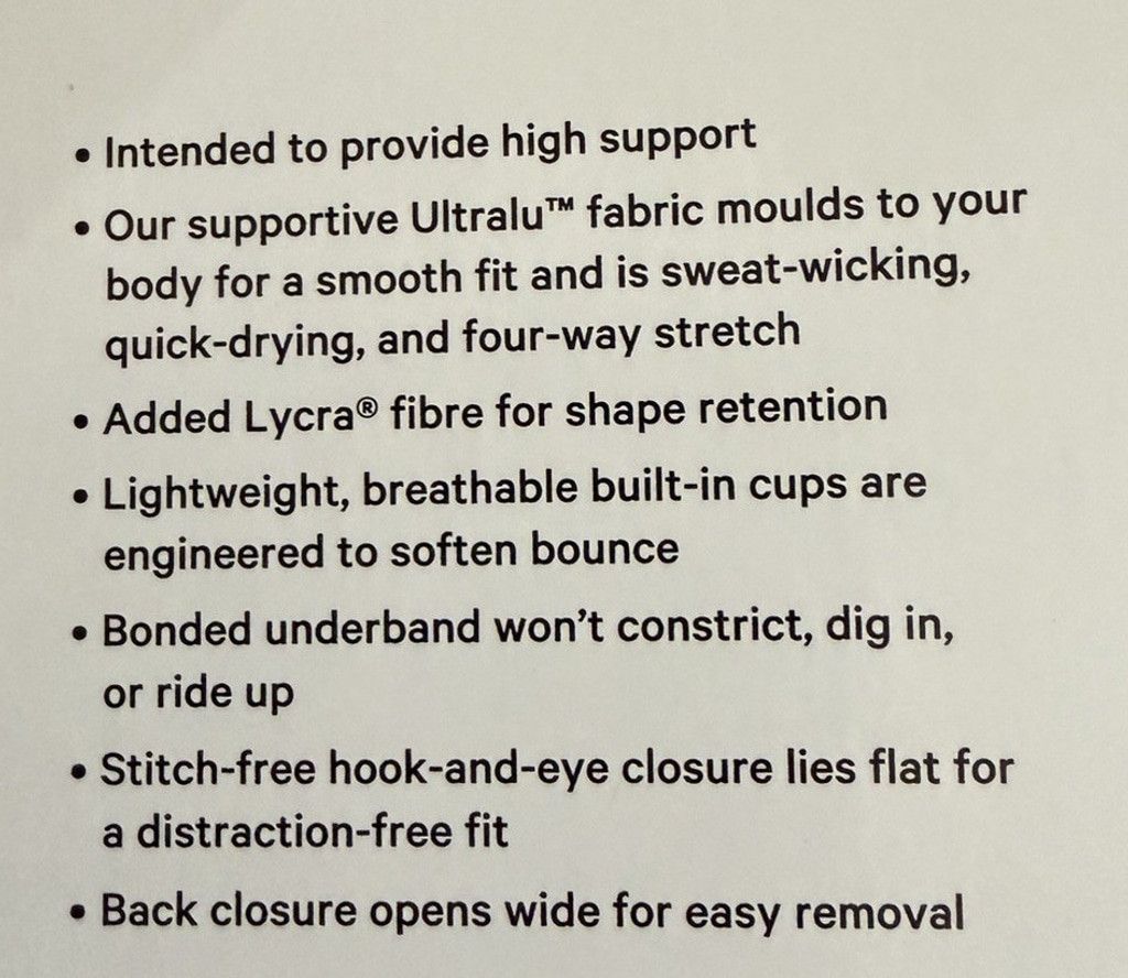Lululemon LULULEMON ENLITE WEAVE-BACK BRA BLACK COLOR NWT SIZE 34B Size ONE SIZE - 9 Thumbnail