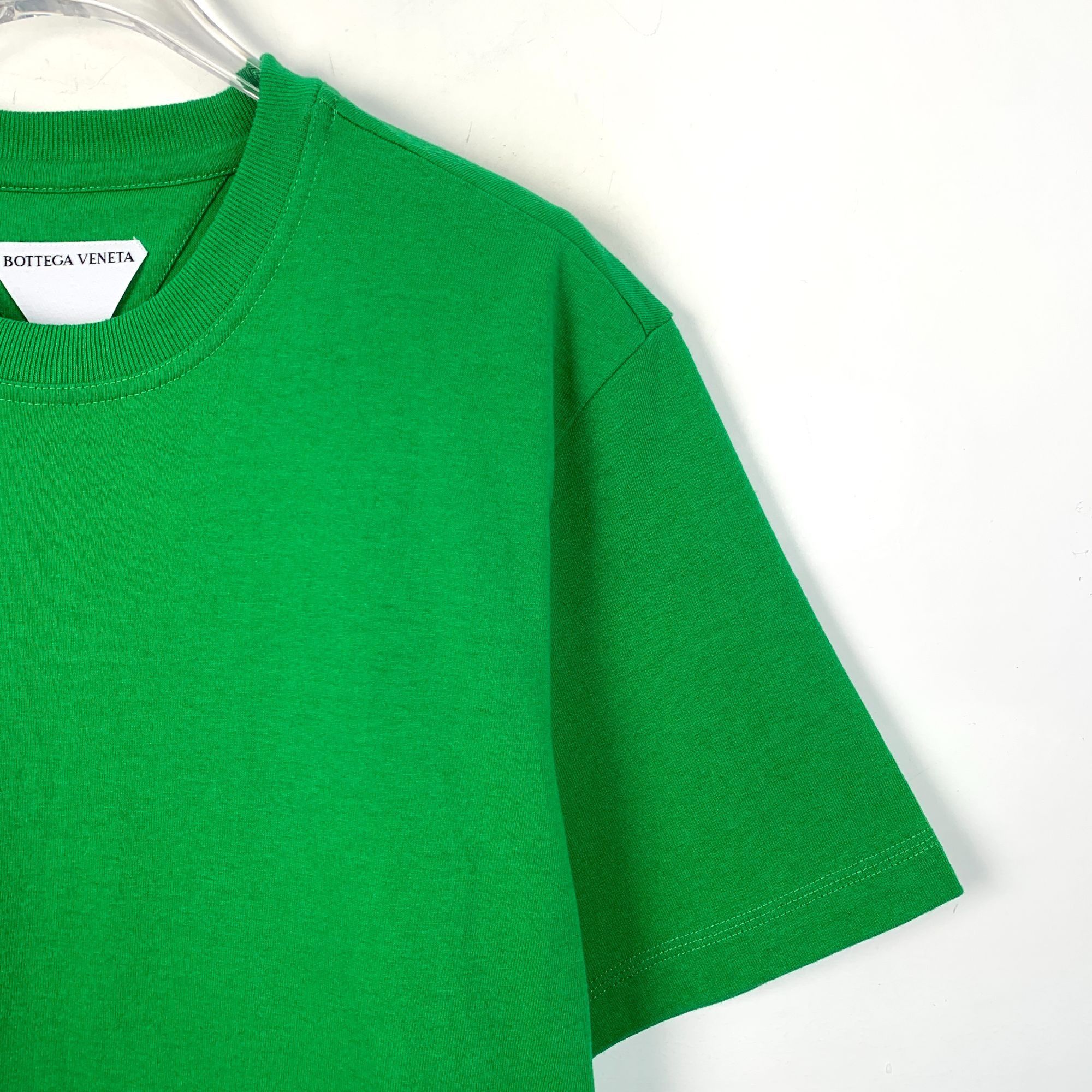 Bottega Veneta Bottega Veneta Green Cotton Crewneck T-Shirt (Size XS) Size XS / US 0-2 / IT 36-38 - 5 Thumbnail