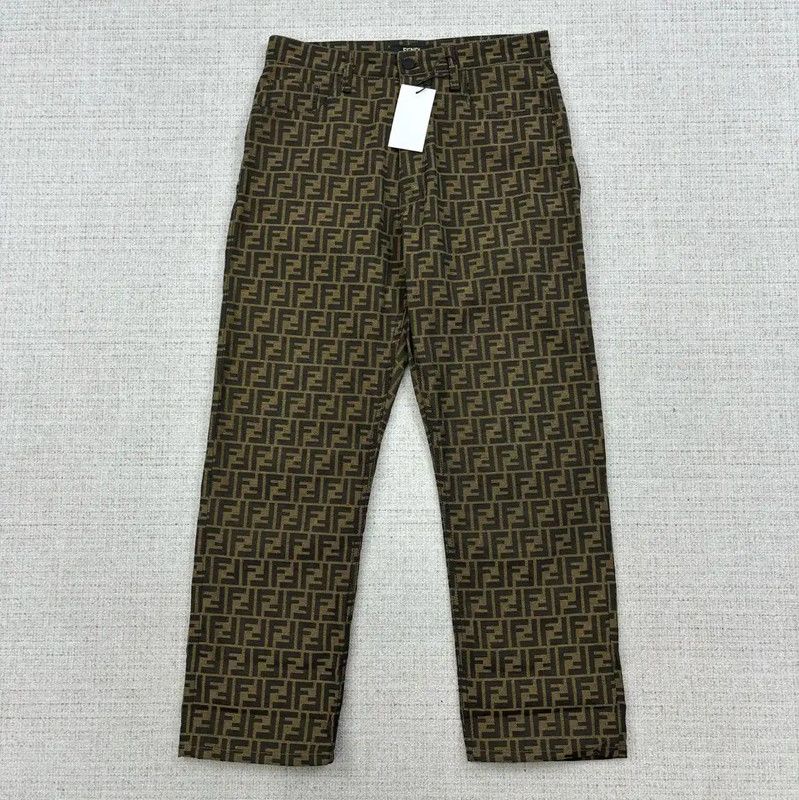 Fendi Fendi Men's Casual Pants in Light Brown 0089 Size US 34 / EU 50 - 1 Thumbnail