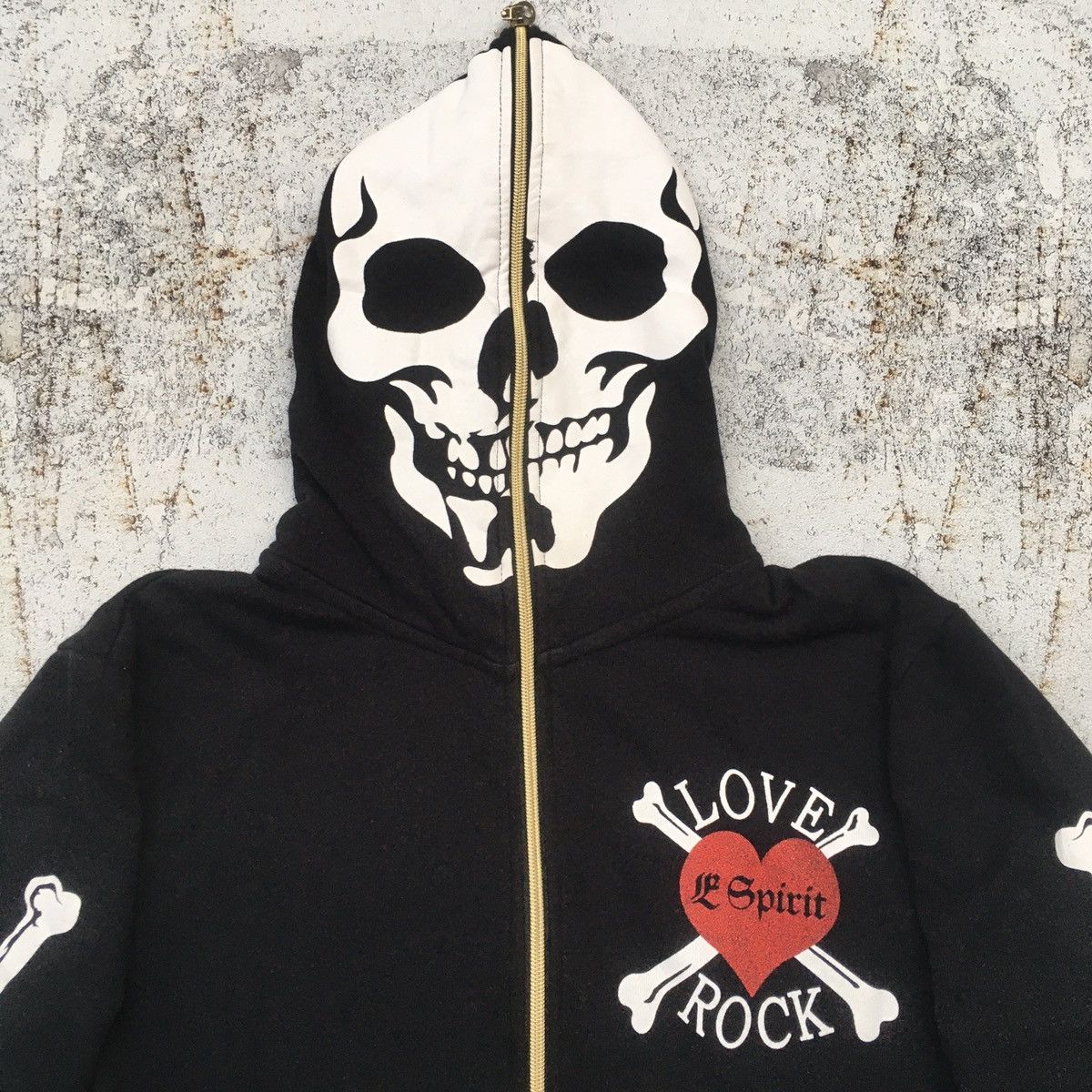 14th Addiction × If Six Was Nine × Le Grande Bleu (L.G.B.) Dangerous Warning Skeleton Full Zip ifsixwasnine LGB Size US L / EU 52-54 / 3 - 2 Thumbnail