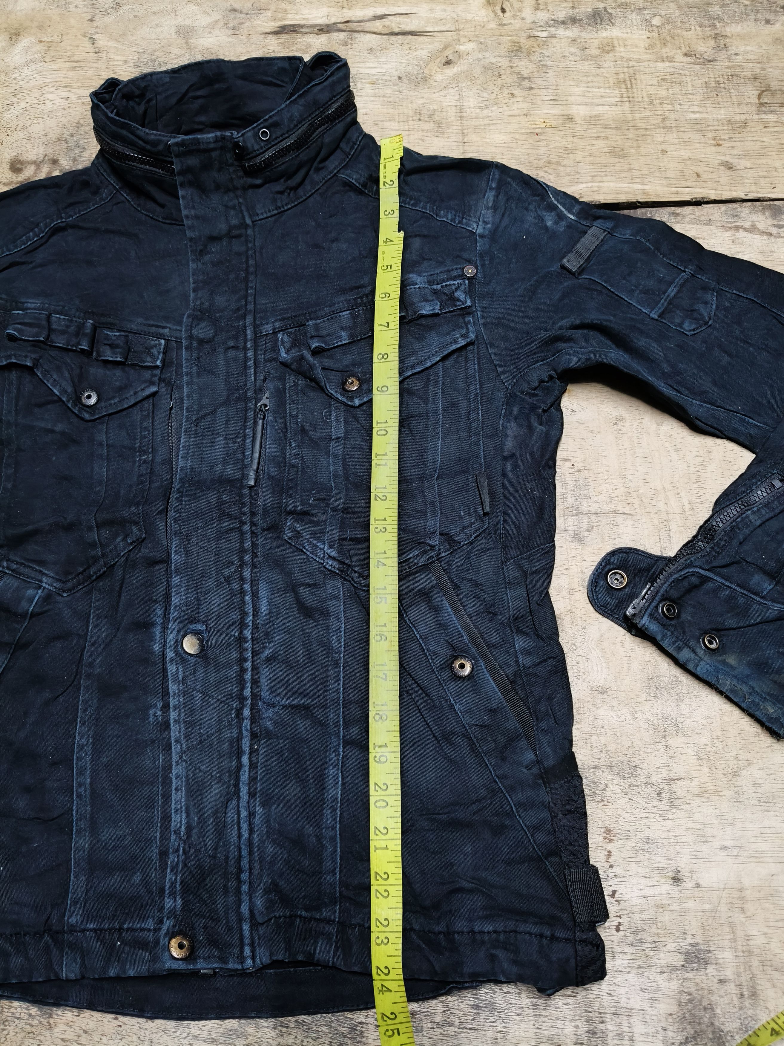 Japanese Brand Fieldcore Denim Stretch Jacket Size US L / EU 52-54 / 3 - 17 Thumbnail