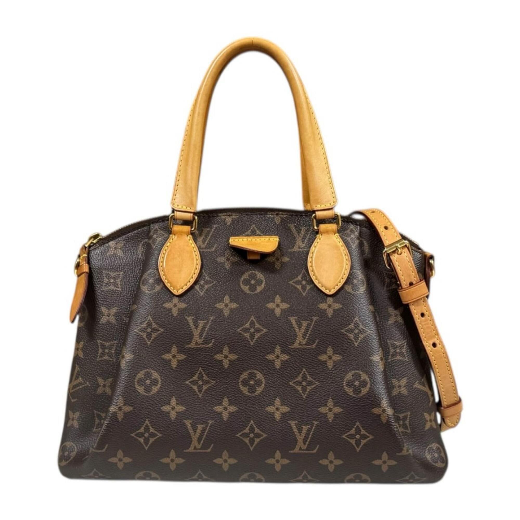 Louis Vuitton Louis Vuitton Rivoli PM Monogram Shoulder Bag, Canvas M44543 Brown, Women's, Used, 2-way Size ONE SIZE - 1 Thumbnail