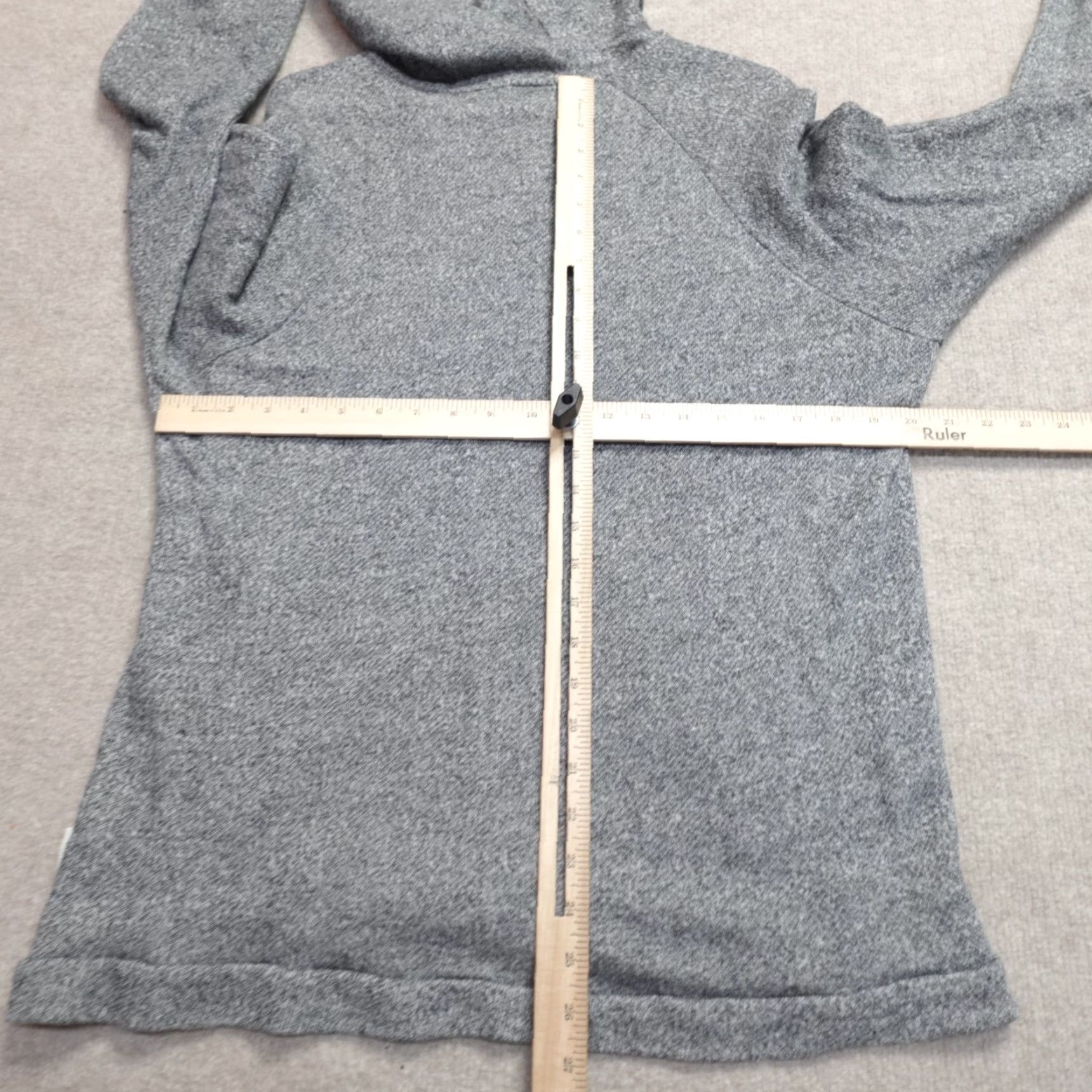 Onia Onia Mens Sweatshirt Full Zip Hooded Gray Solid Cotton Blend Jersey M Regular Men Casual Hoodie Polo Style Size US M / EU 48-50 / 2 - 4 Thumbnail
