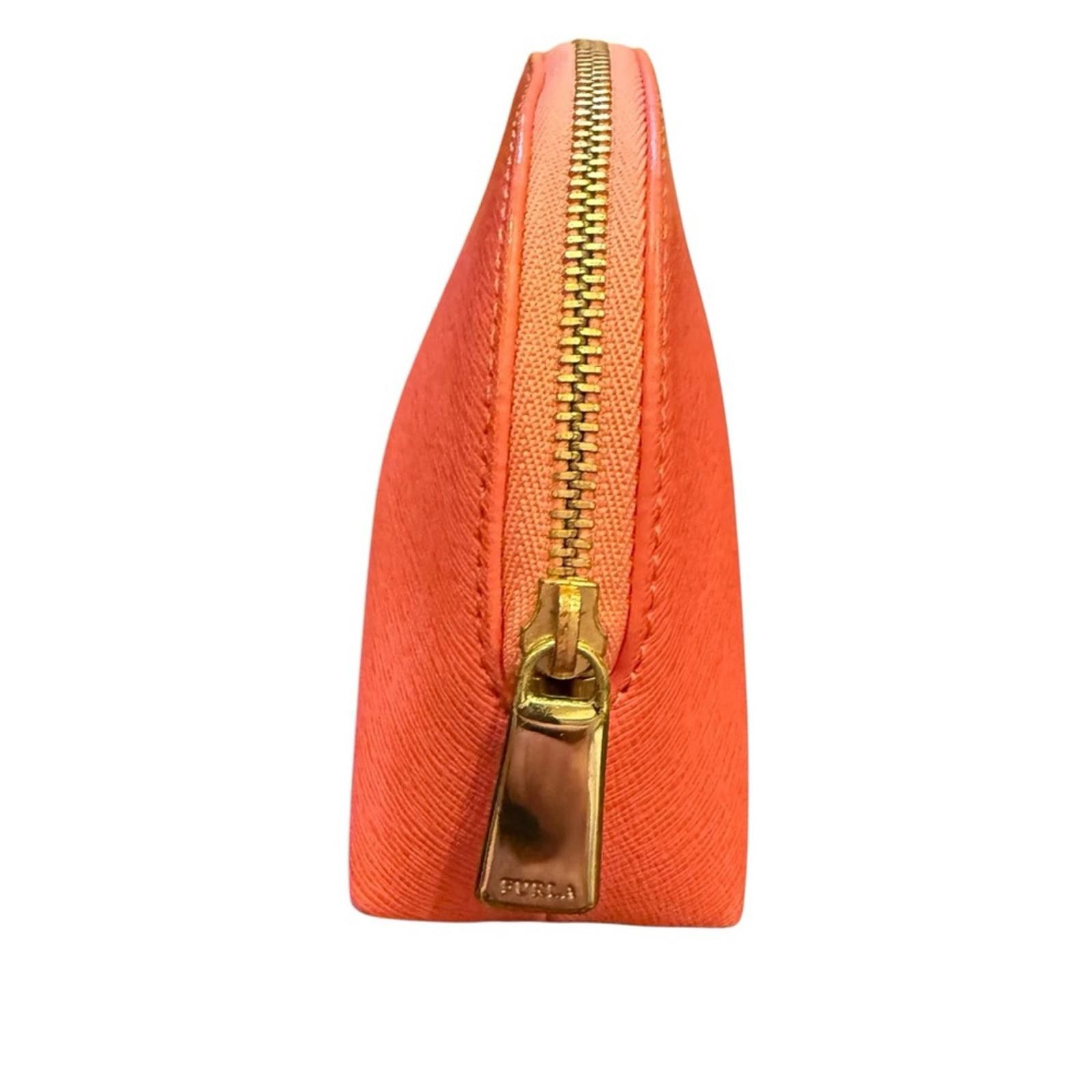 Furla Furla Blush Pink and Coral Half Moon Cosmetic Bag Set Size ONE SIZE - 8 Thumbnail