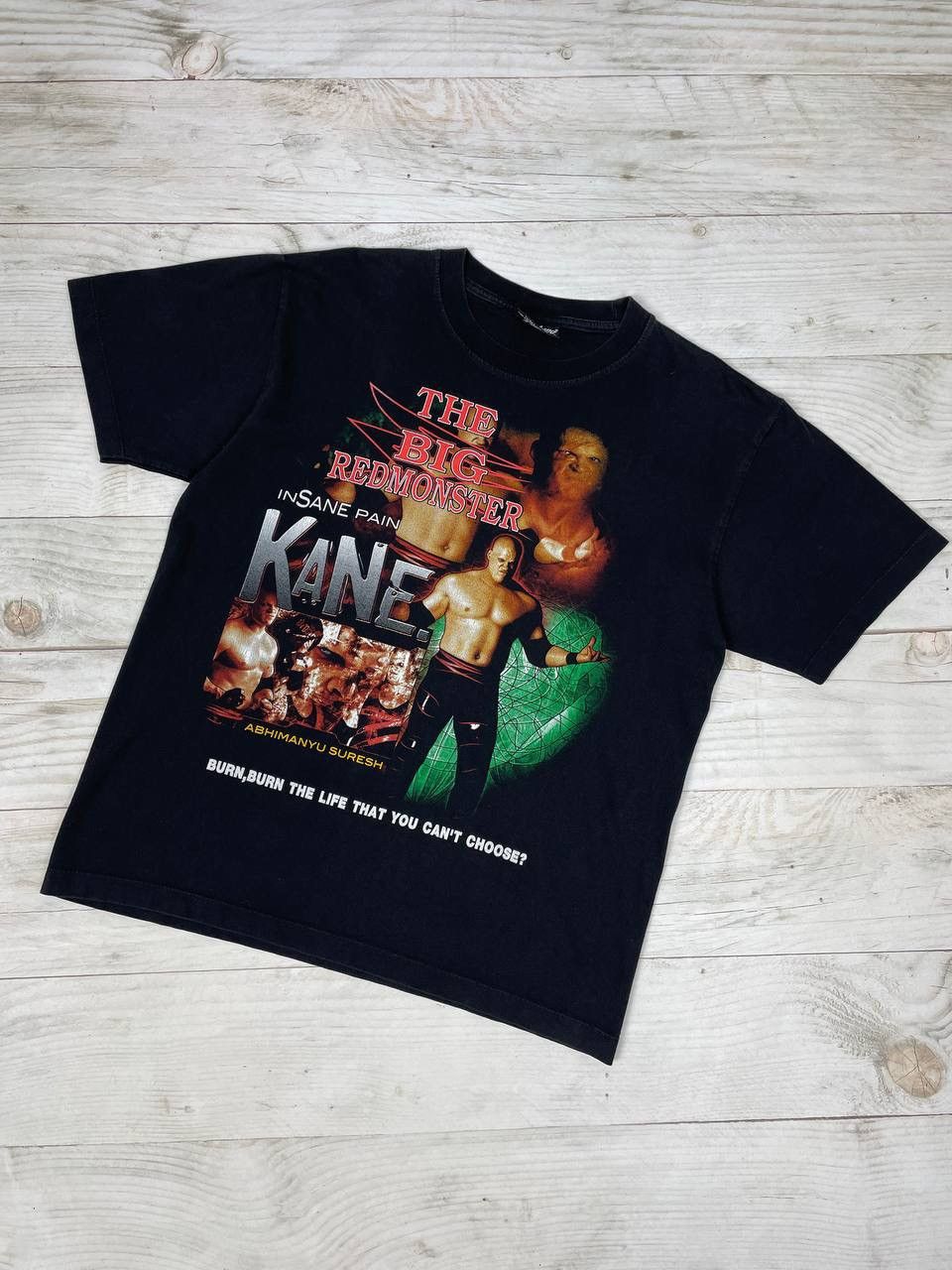 Vintage Vintage Kane The Big Redmonster T-Shirt Wrestling 2000s WWE Size US M / EU 48-50 / 2 - 1 Thumbnail