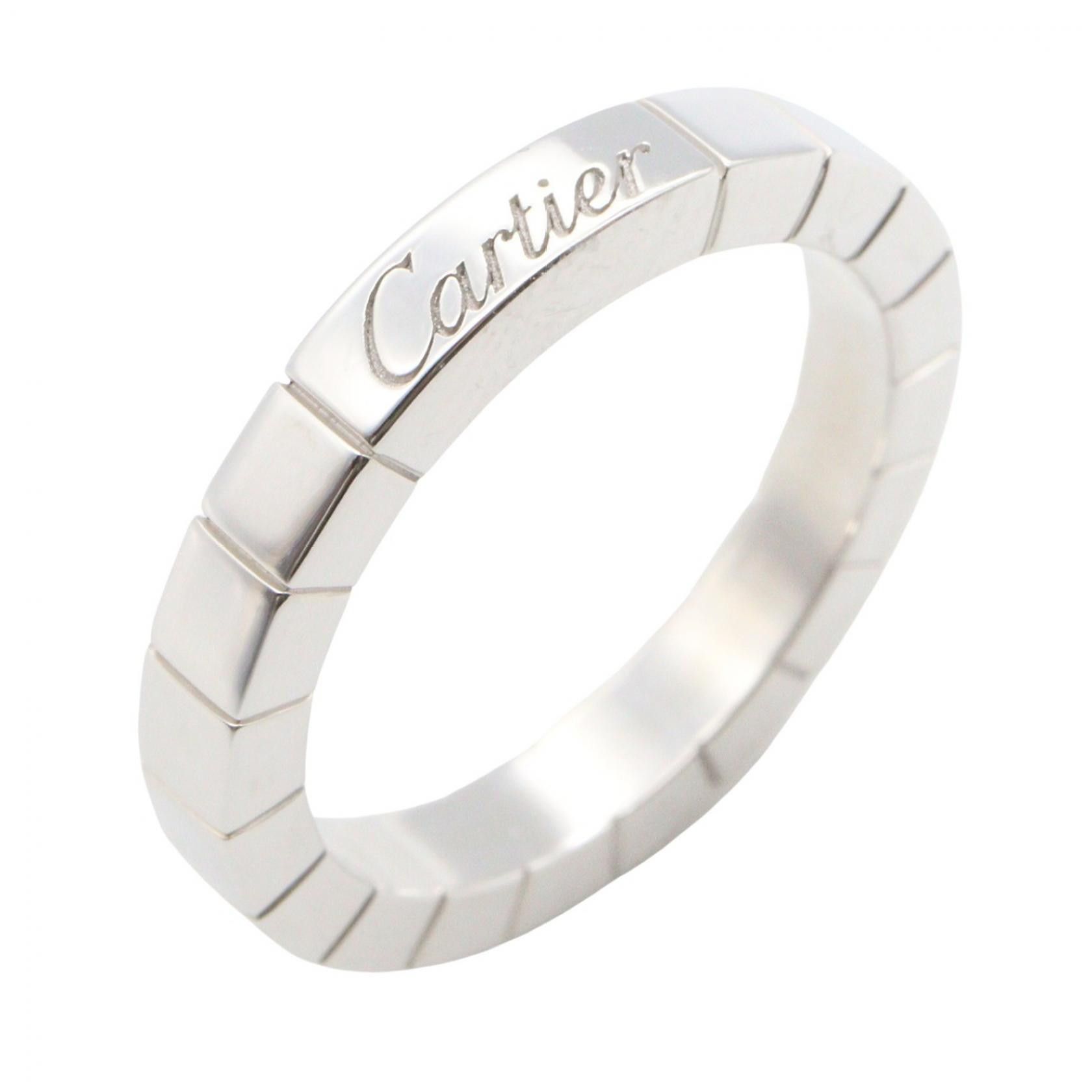 Cartier Cartier Cartier Lanieres Au750 White Gold Ring Size 9 Precious Metal Ring DUTY FREE for USA Size ONE SIZE - 1 Thumbnail