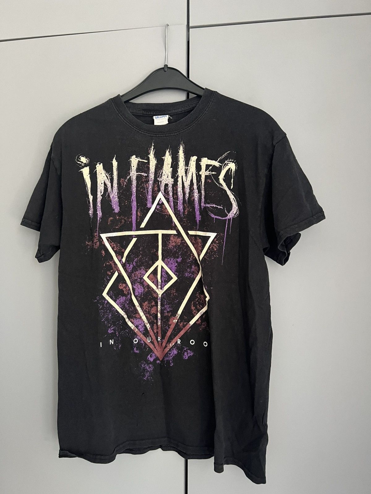 Band Tees Vintage In Flames In Your Room T- 2 Shirt Y2K Size US M / EU 48-50 / 2 - 2 Thumbnail