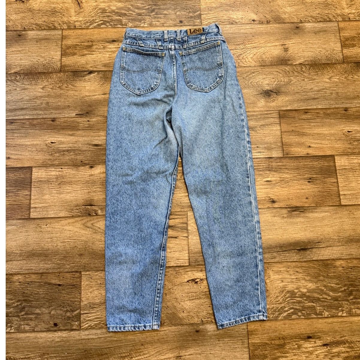 Lee Vintage Lee High Waisted Acid Washed Jeans Size 28" / US 6 / IT 42 - 2 Thumbnail