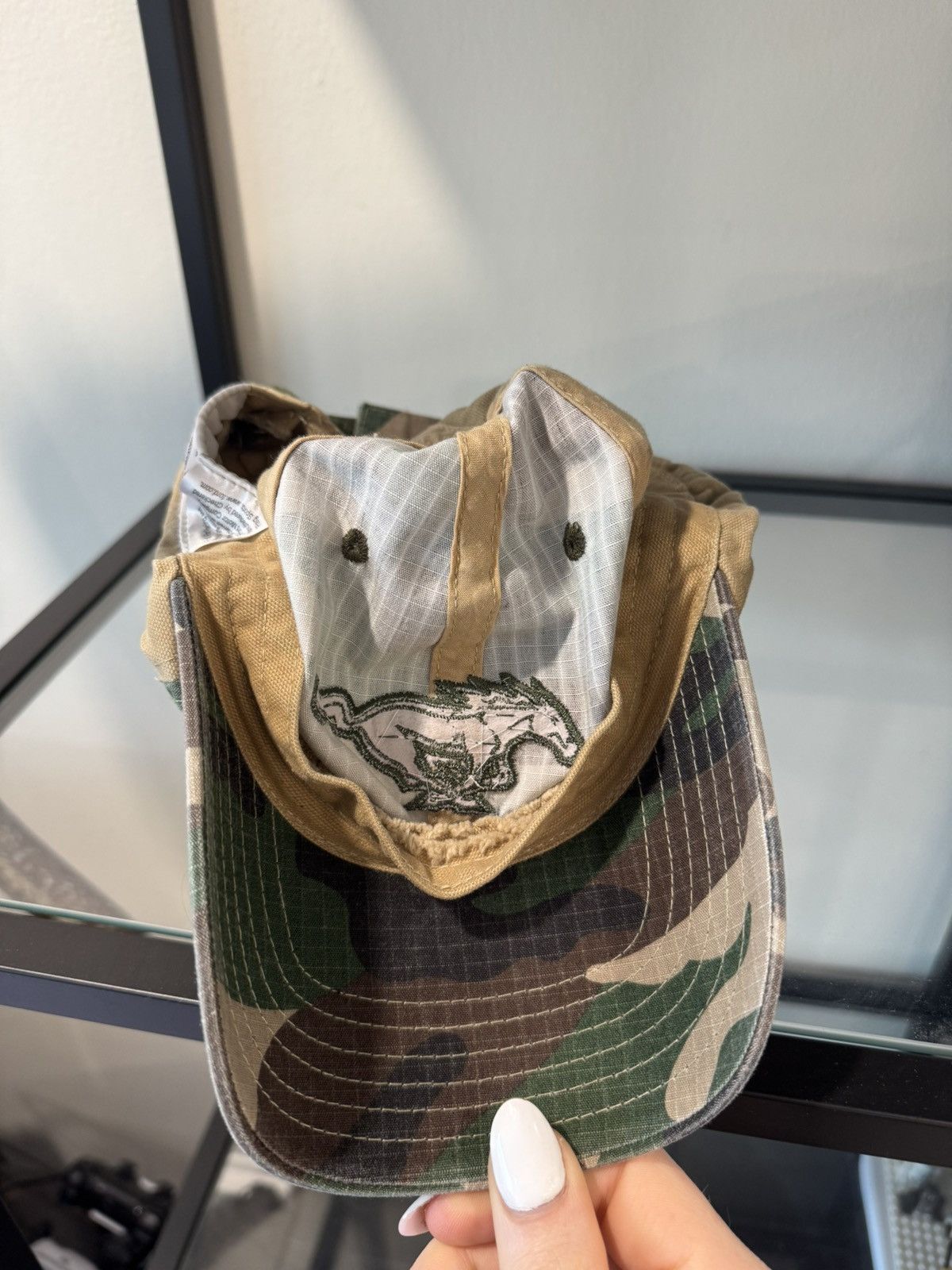 Mustang Mustang Ford RealTree Camo Hat Snapback Hat Size ONE SIZE - 4 Thumbnail