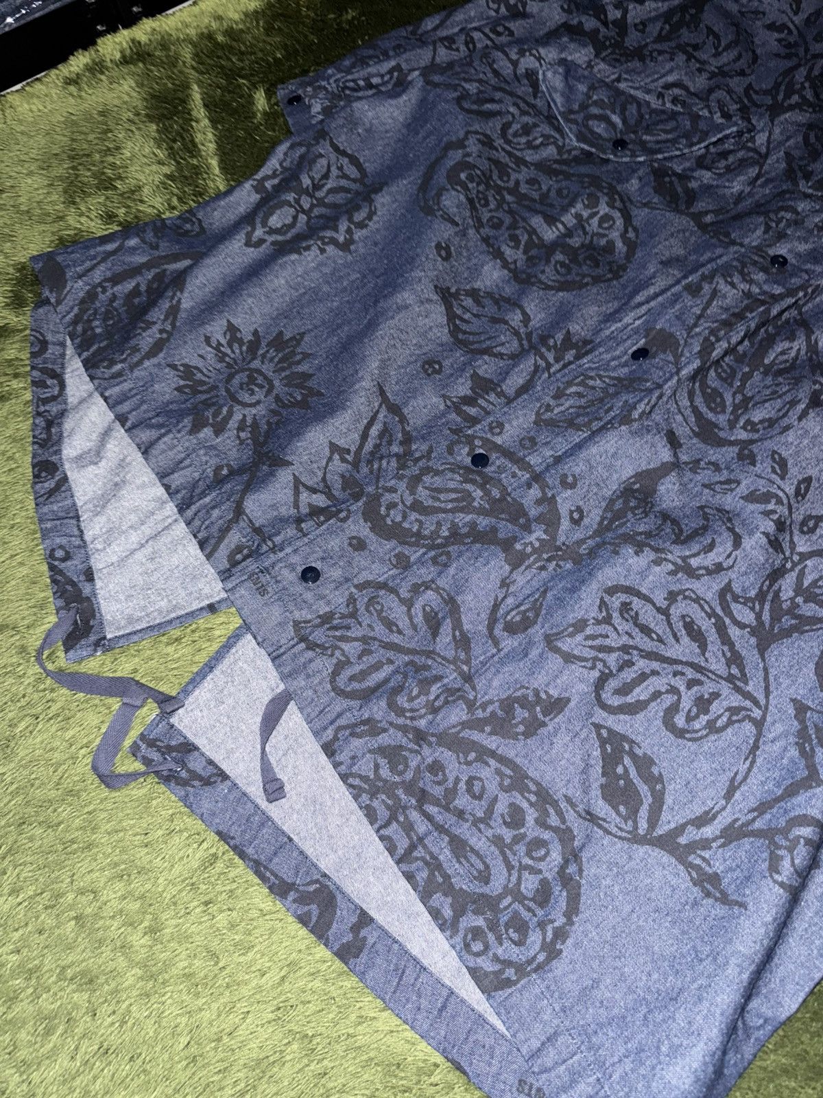 Engineered Garments [XL] Engineered Garments Highland Parka 8oz Denim Floral Size US XL / EU 56 / 4 - 7 Thumbnail