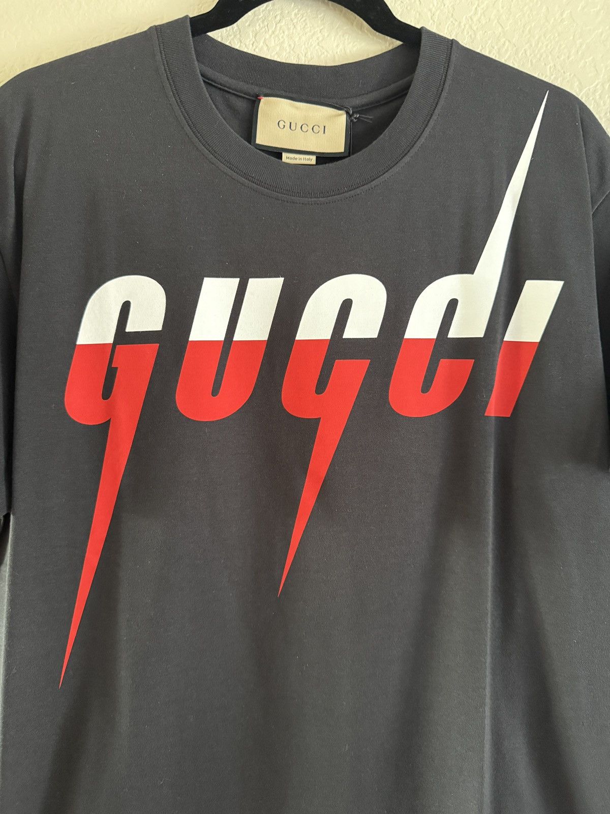 Gucci Bnwt Gucci Logo Blade Printed Crewneck T-Shirt size Small Size US S / EU 44-46 / 1 - 3 Thumbnail