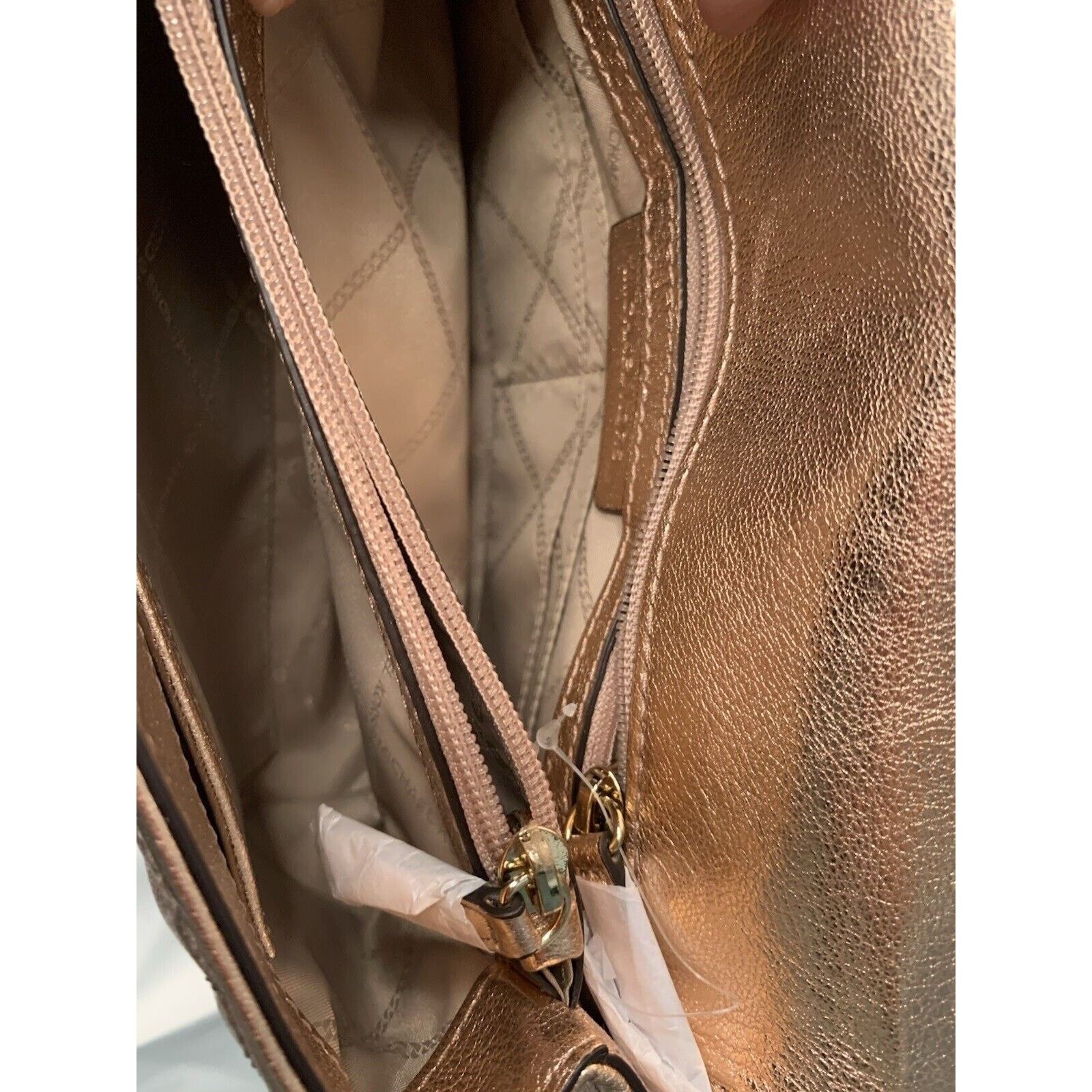 Michael Kors Michael Kors Sloan Gold Chain Quilted Leather Shoulder Bag Size ONE SIZE - 20 Thumbnail